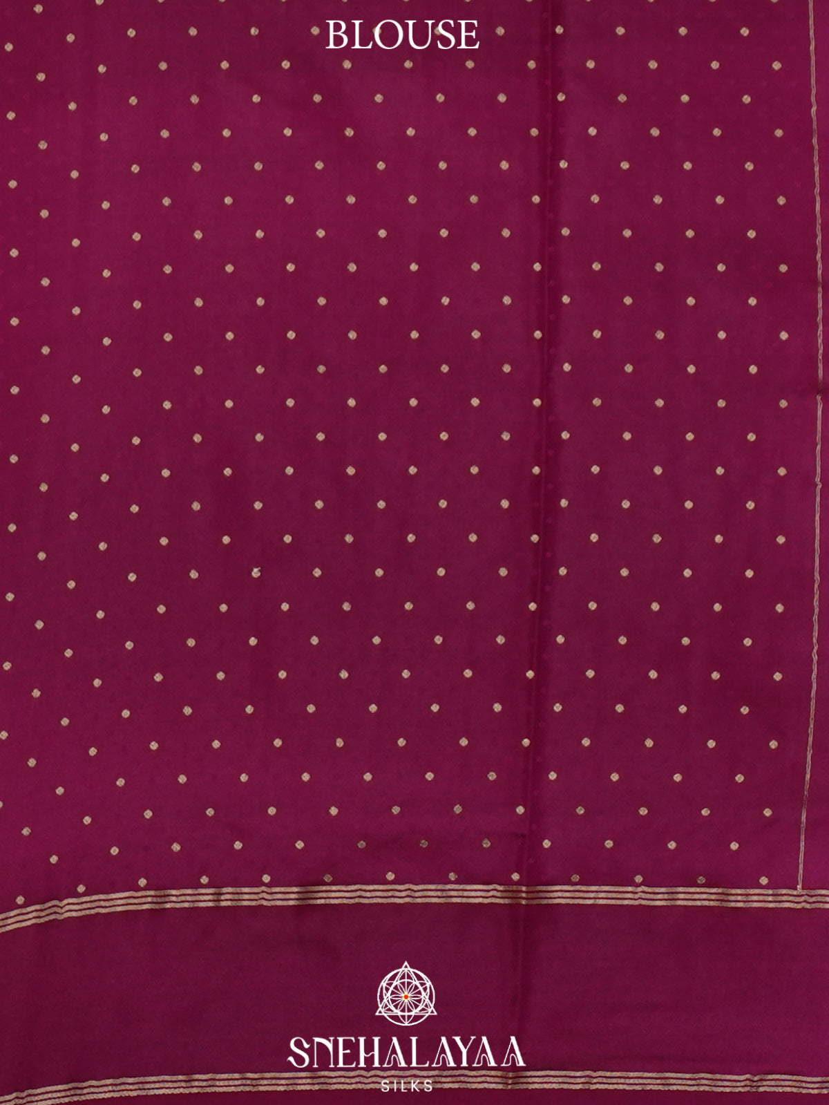 Magenta Banaras Silk Saree