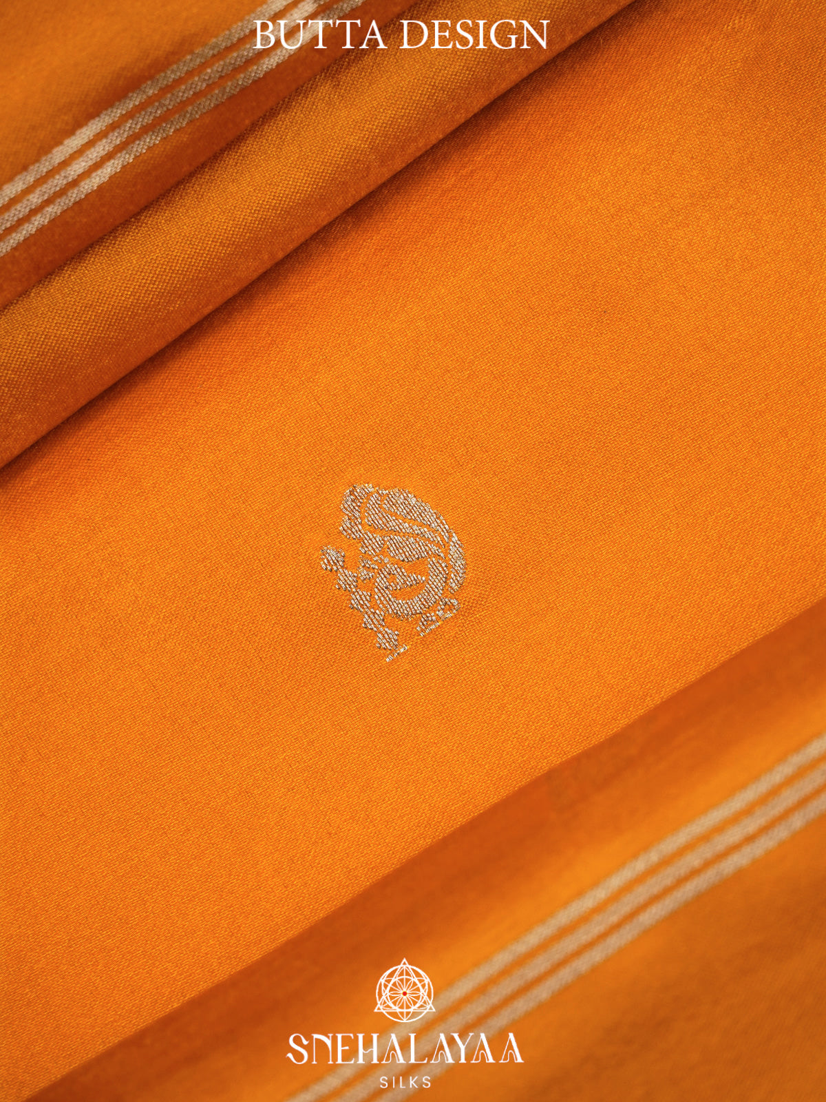 Mustard Yellow Banaras Silk Saree