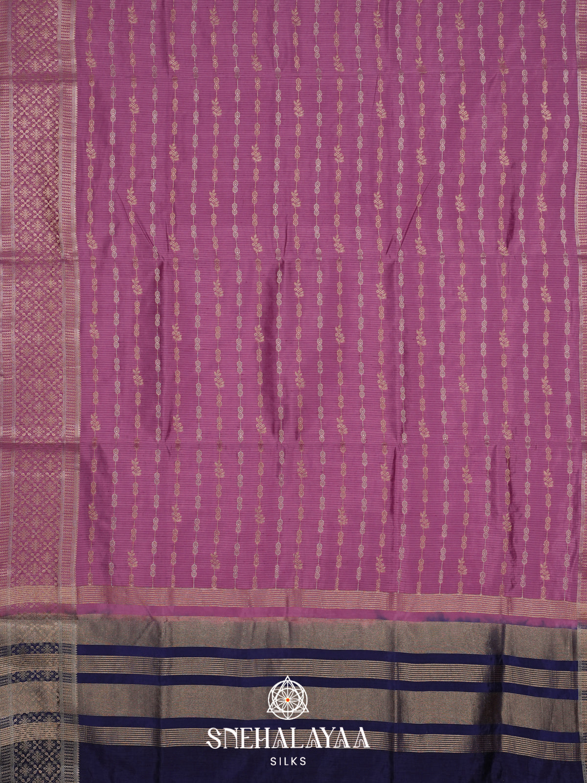 Plum Raw Silk Saree
