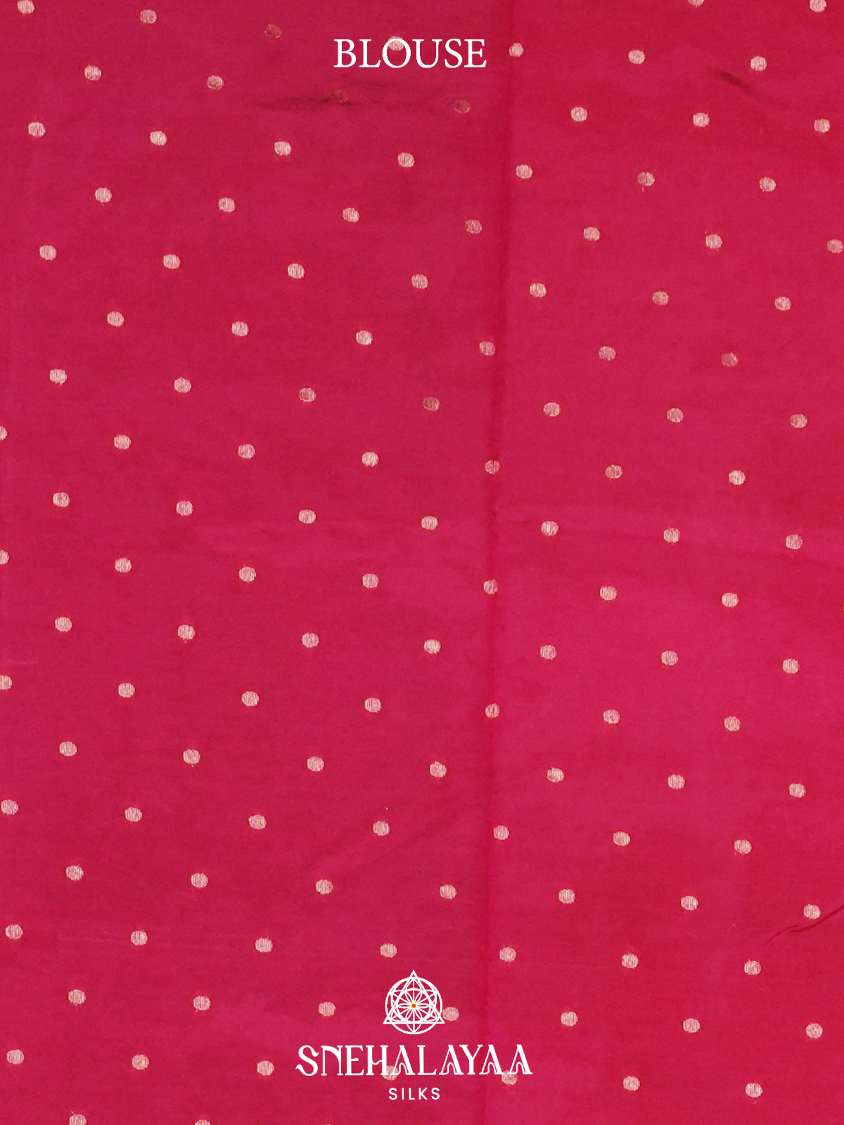 Rani Pink Raw Silk Saree