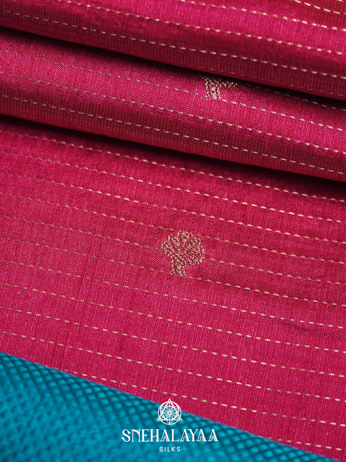 Pink Raw Silk Saree