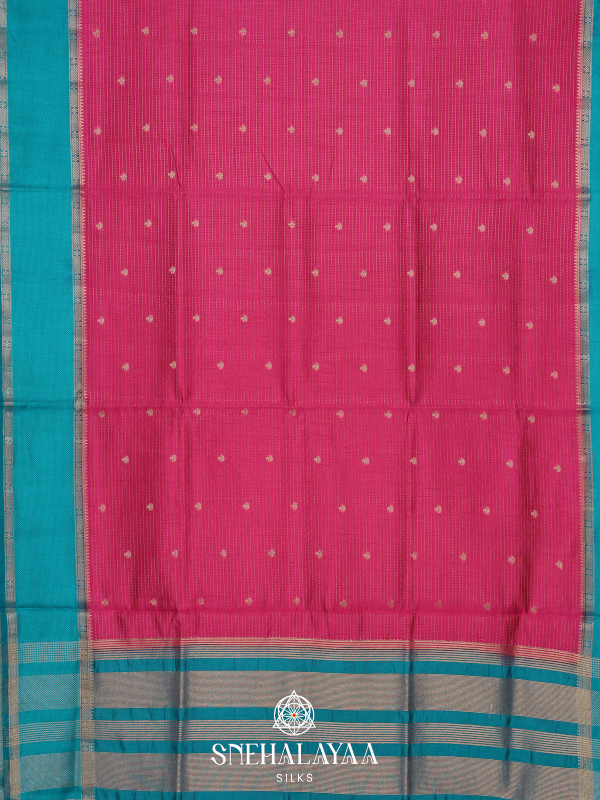 Pink Raw Silk Saree