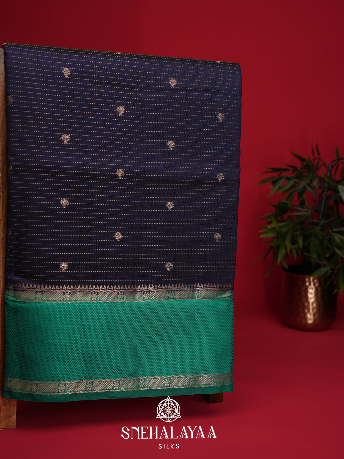 Purple Raw Silk Saree