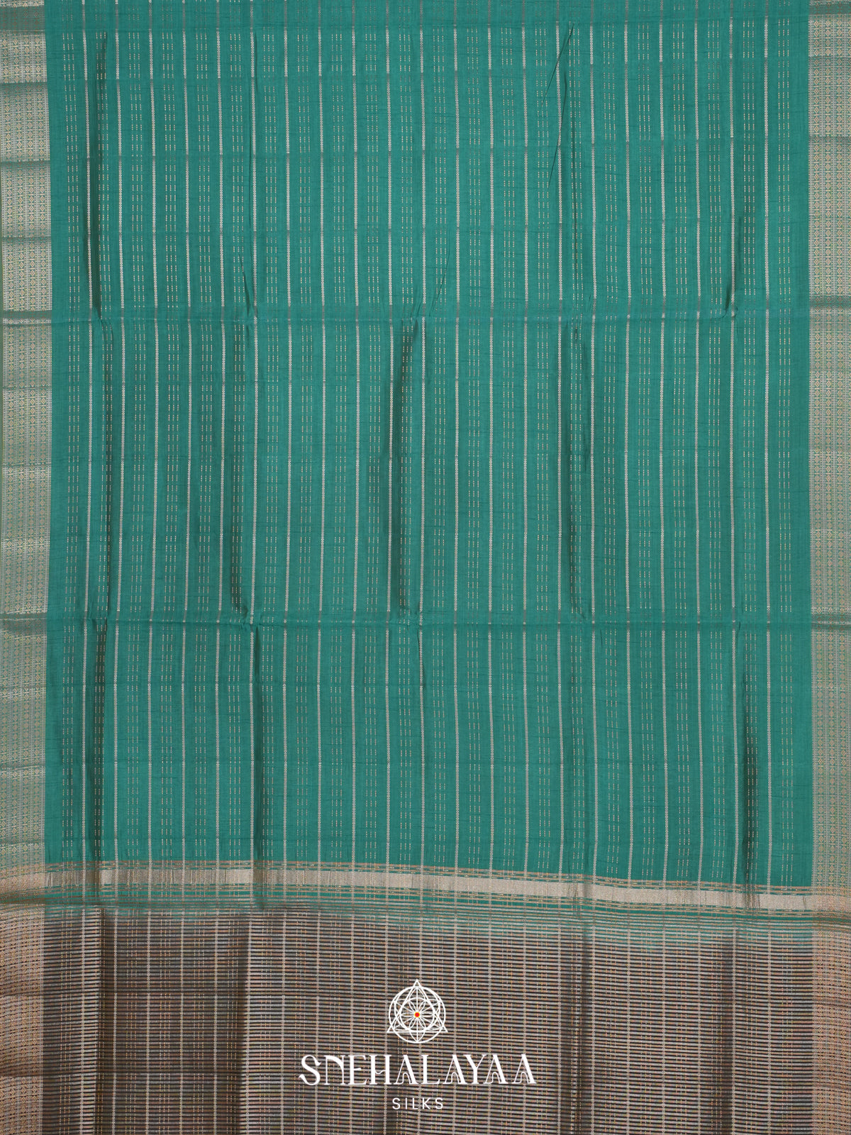 Green Raw Silk Saree