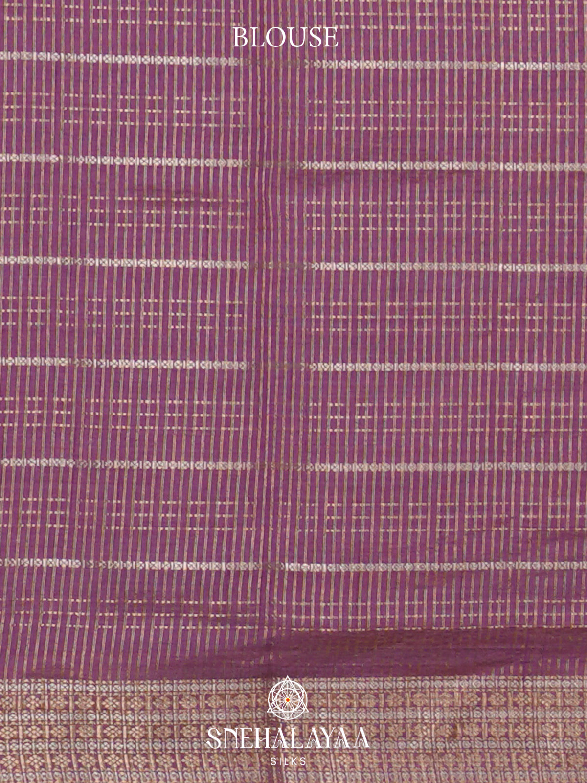 Plum Raw Silk Saree