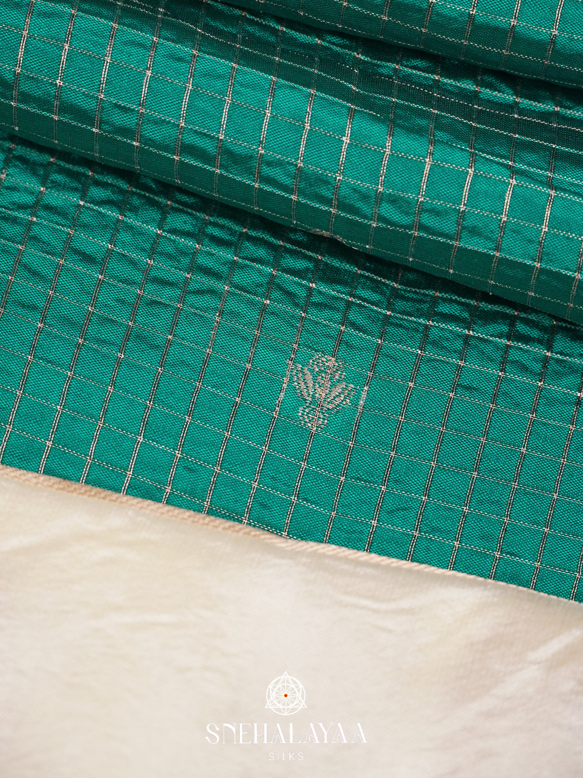 Green Raw Silk Saree