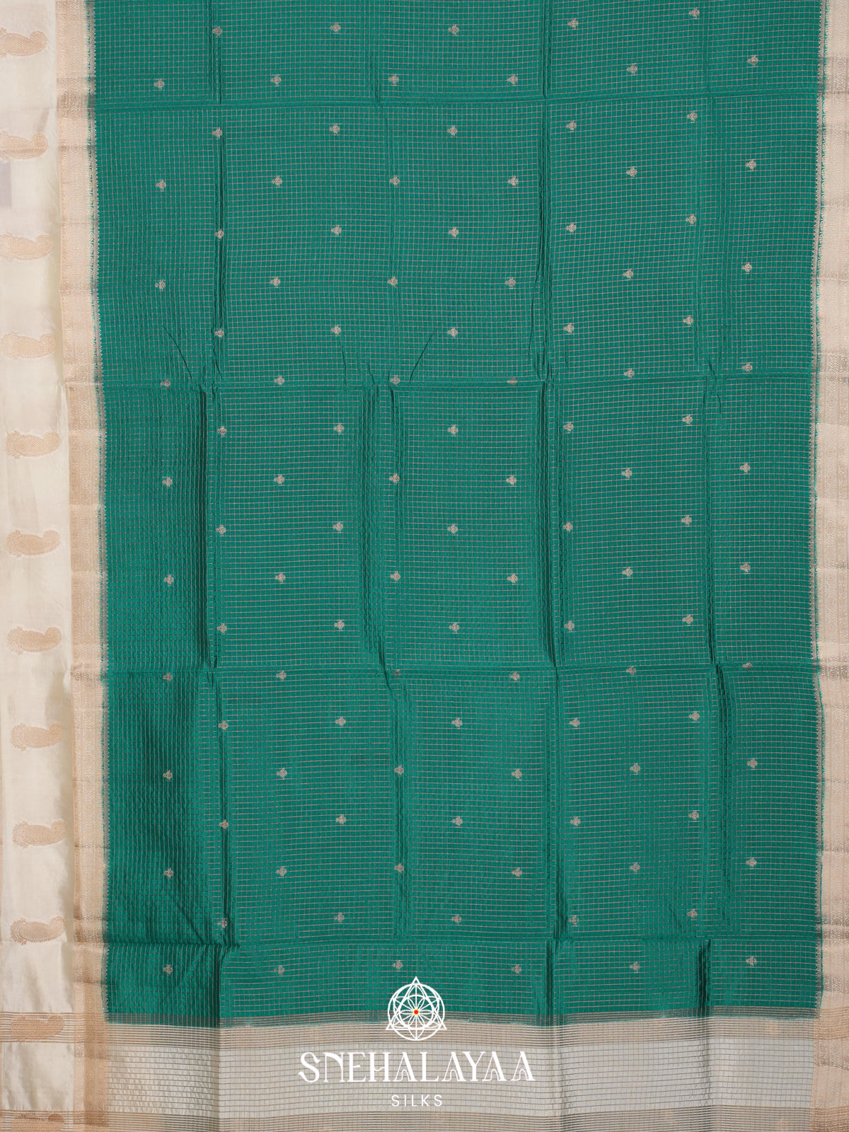 Green Raw Silk Saree