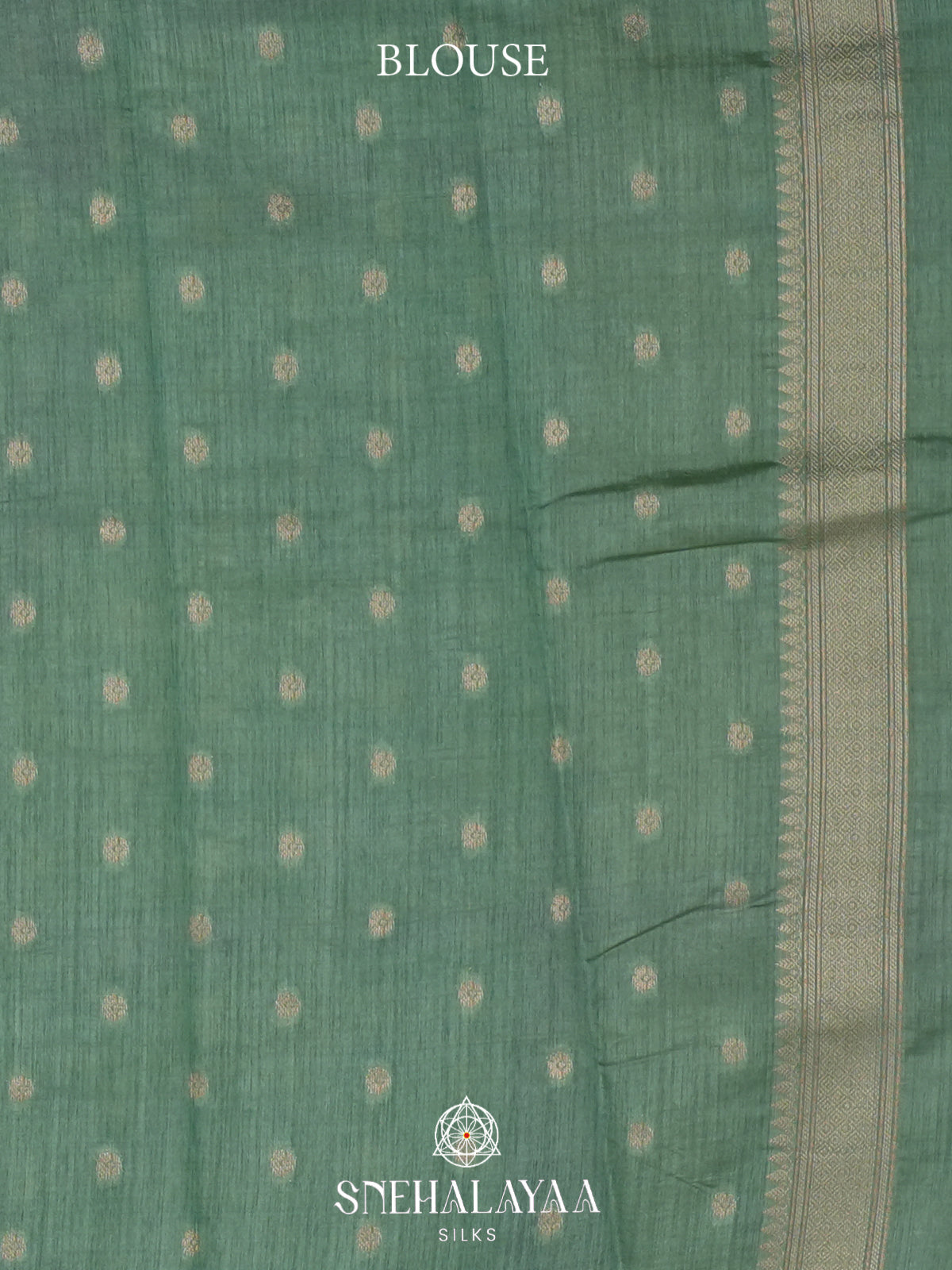 Green Raw Silk Saree