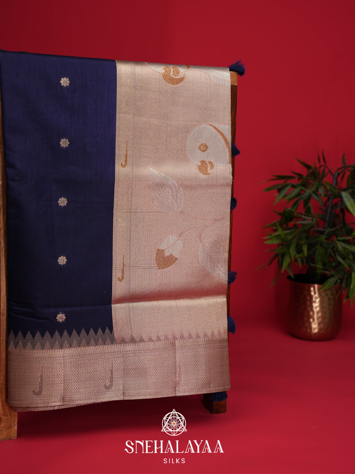 Purple Raw Silk Saree