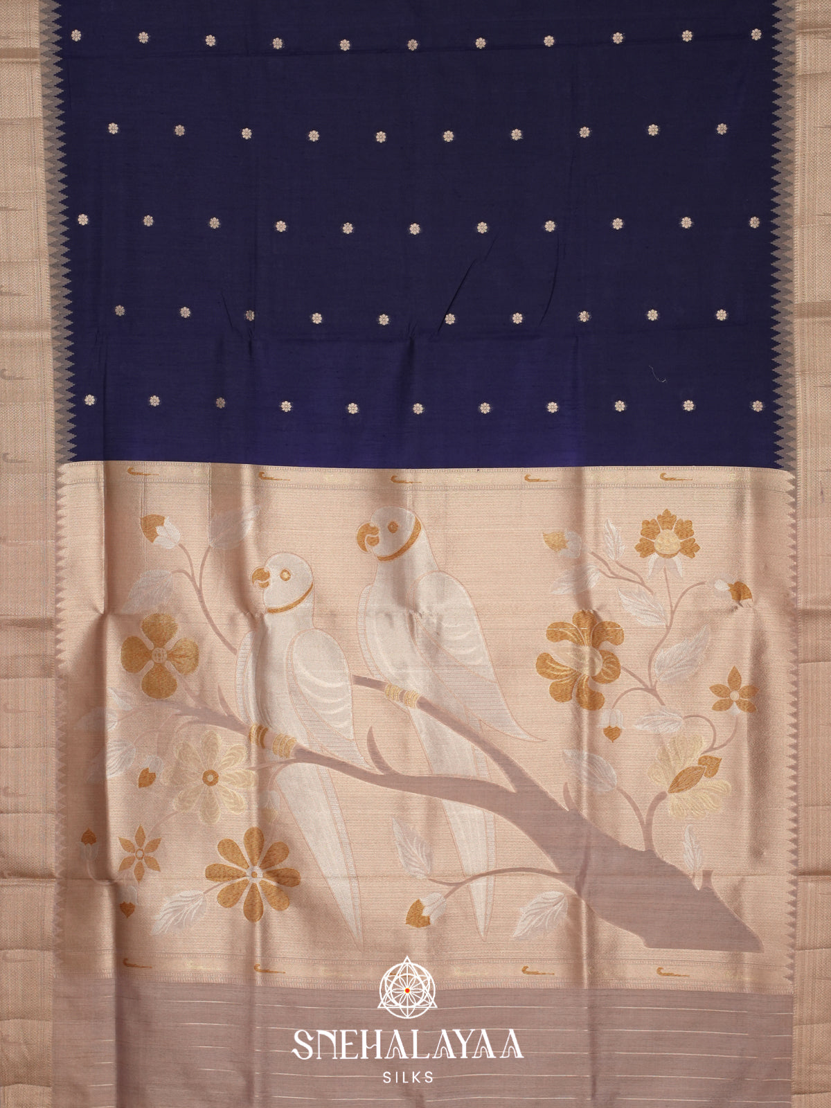 Purple Raw Silk Saree
