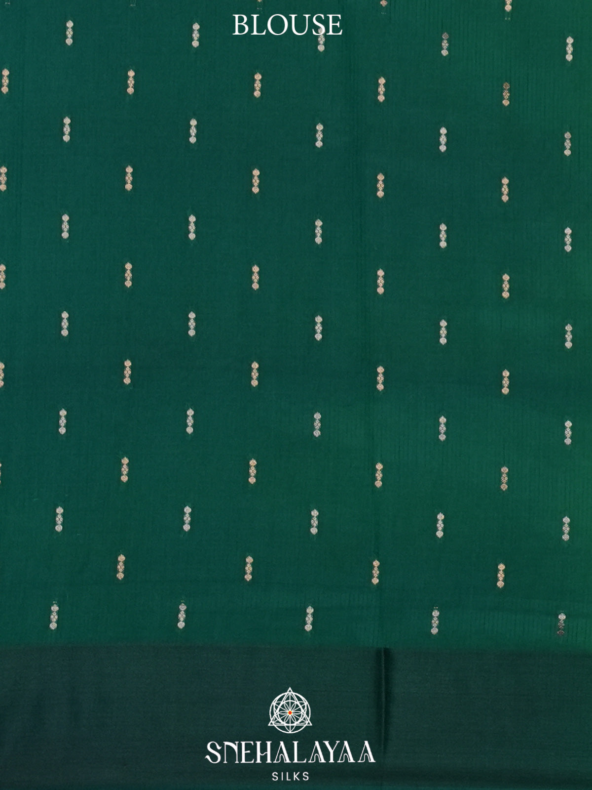Olive Green Banaras Silk Saree