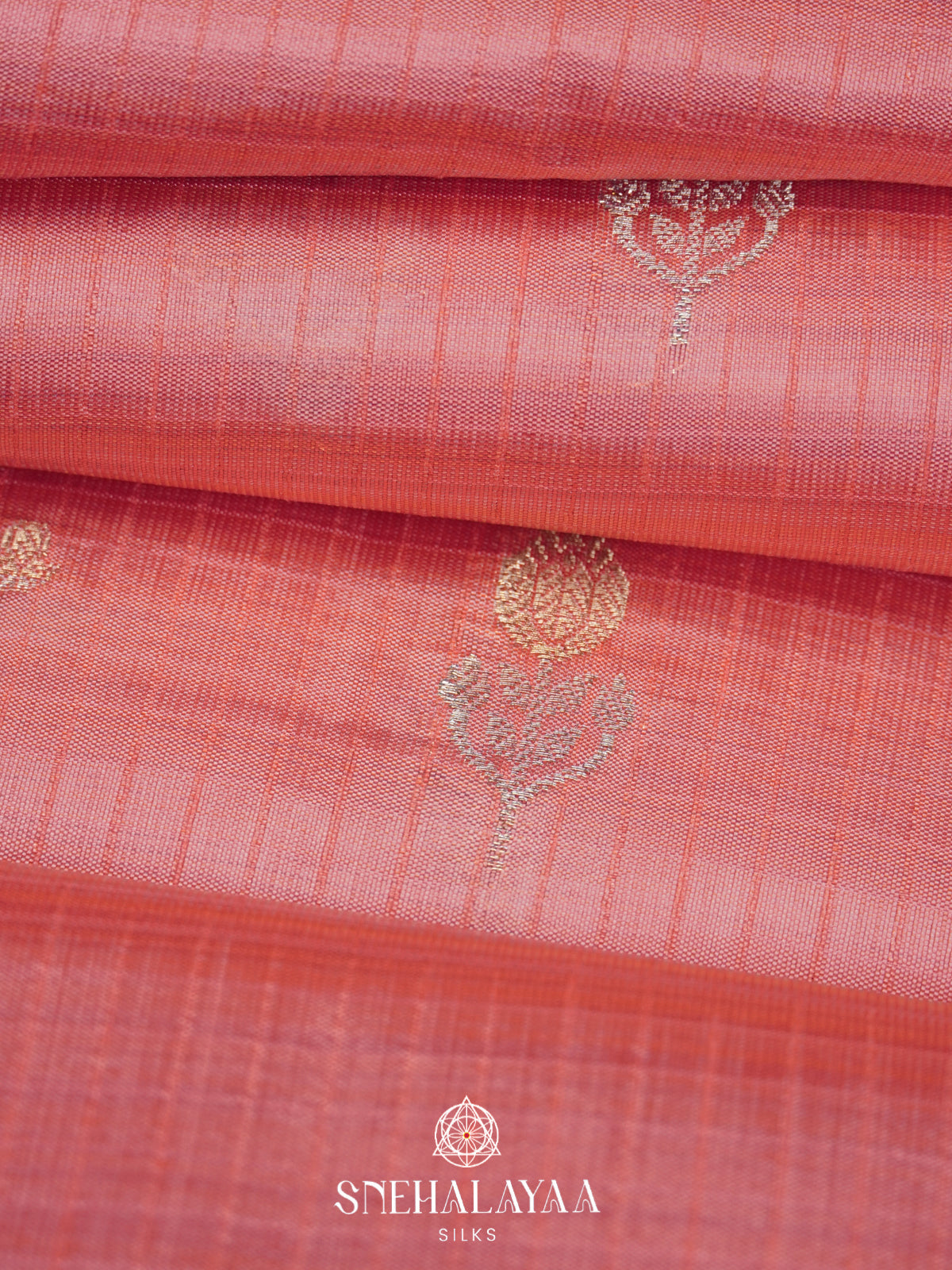 Pink Raw Silk Saree