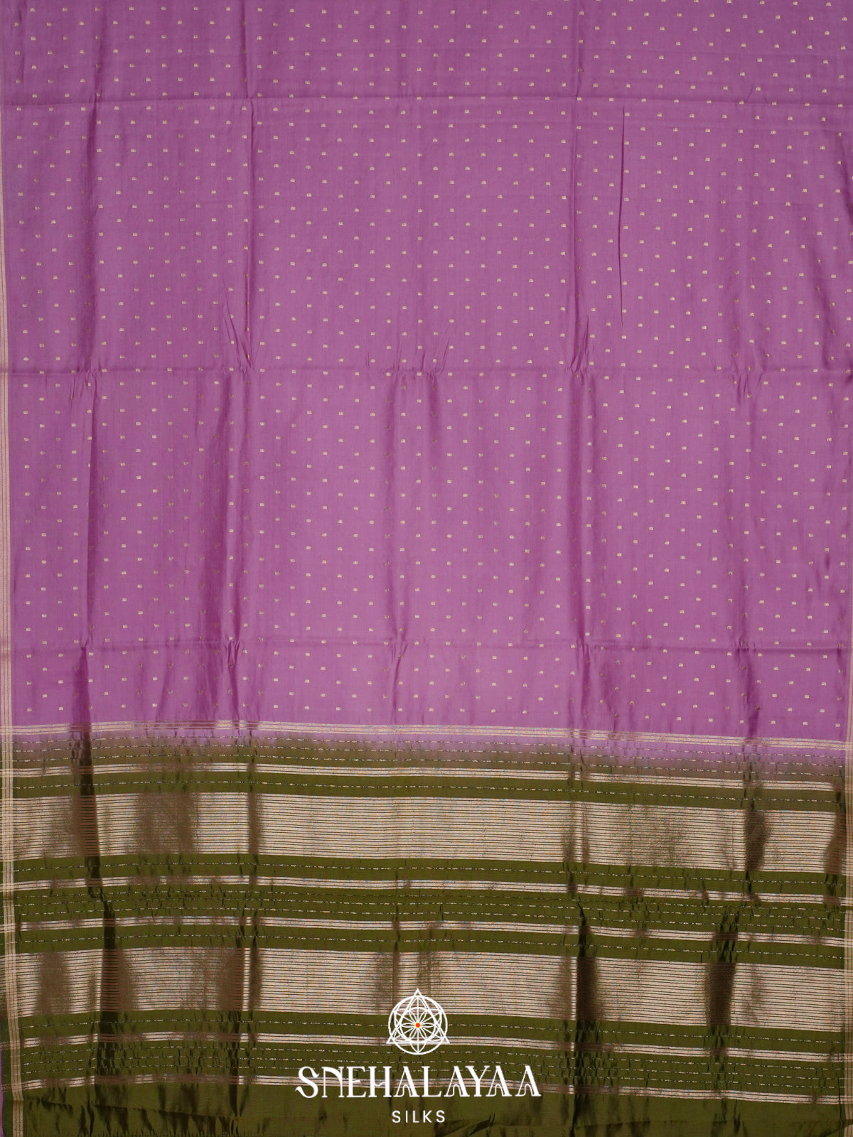 Orchid Pink Banaras Silk Saree