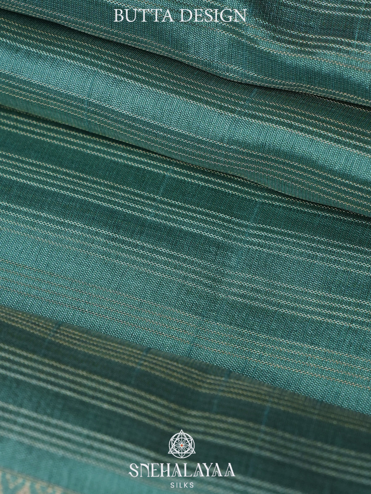 Teal Green Banaras Silk Saree