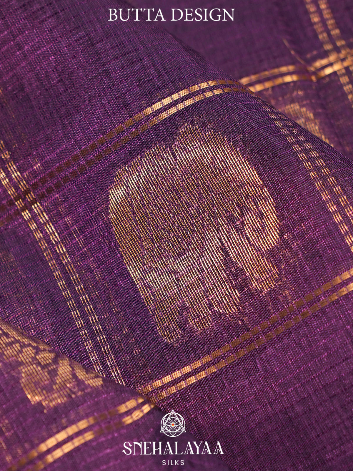 Wine Purple Kuppadam Silk Cotton Saree with Elephant Border