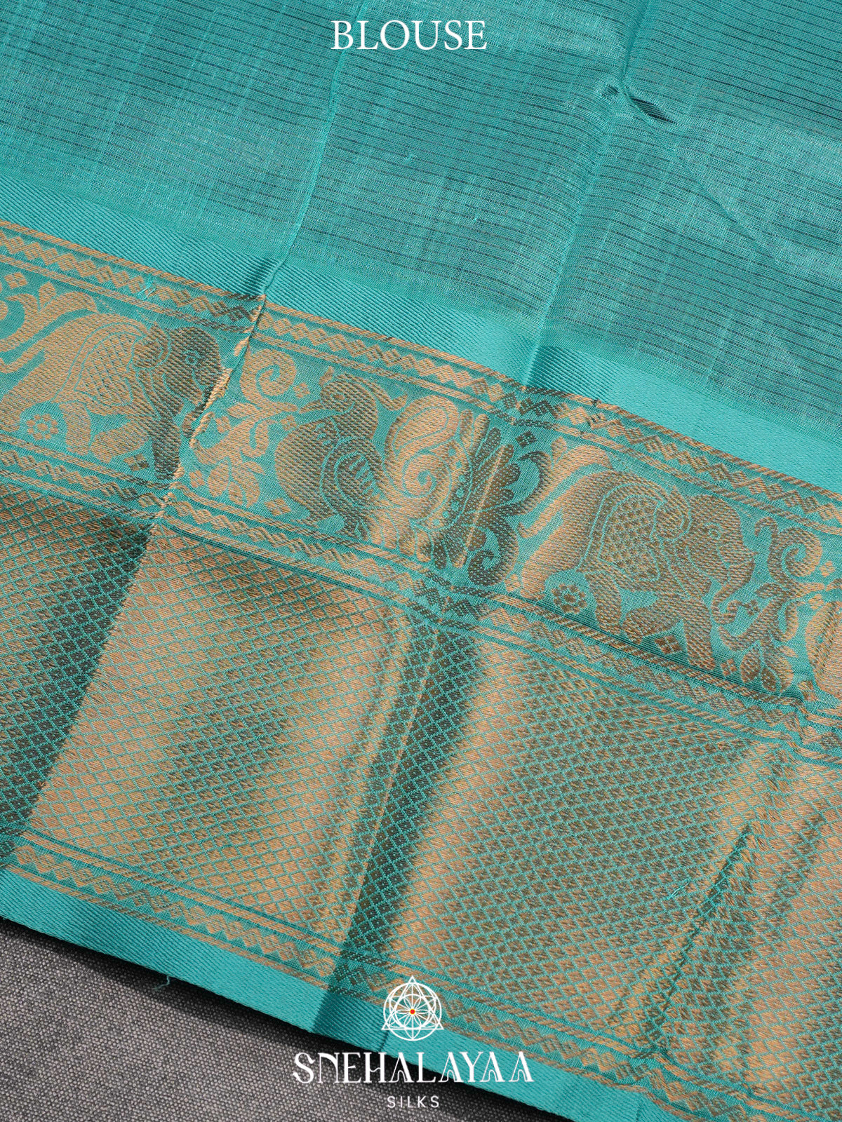 Wine Purple Kuppadam Silk Cotton Saree with Elephant Border