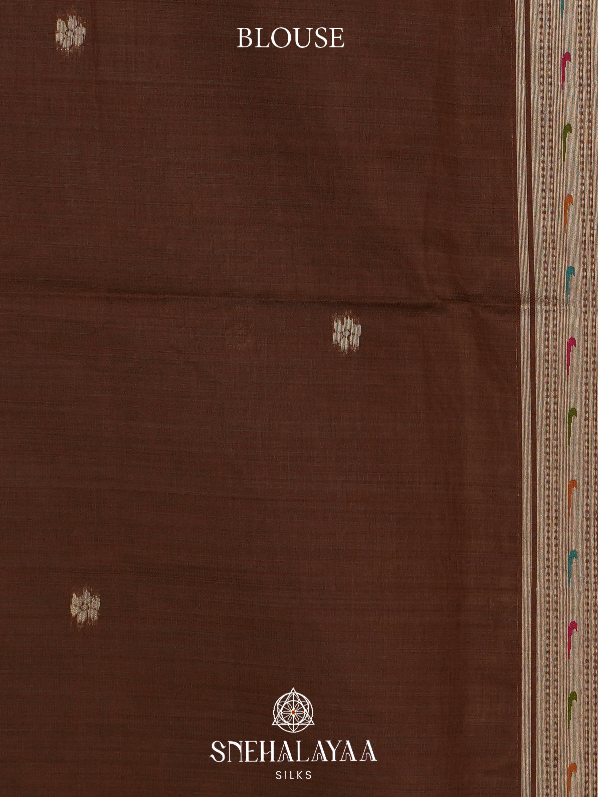 Rust Orange Linen Saree