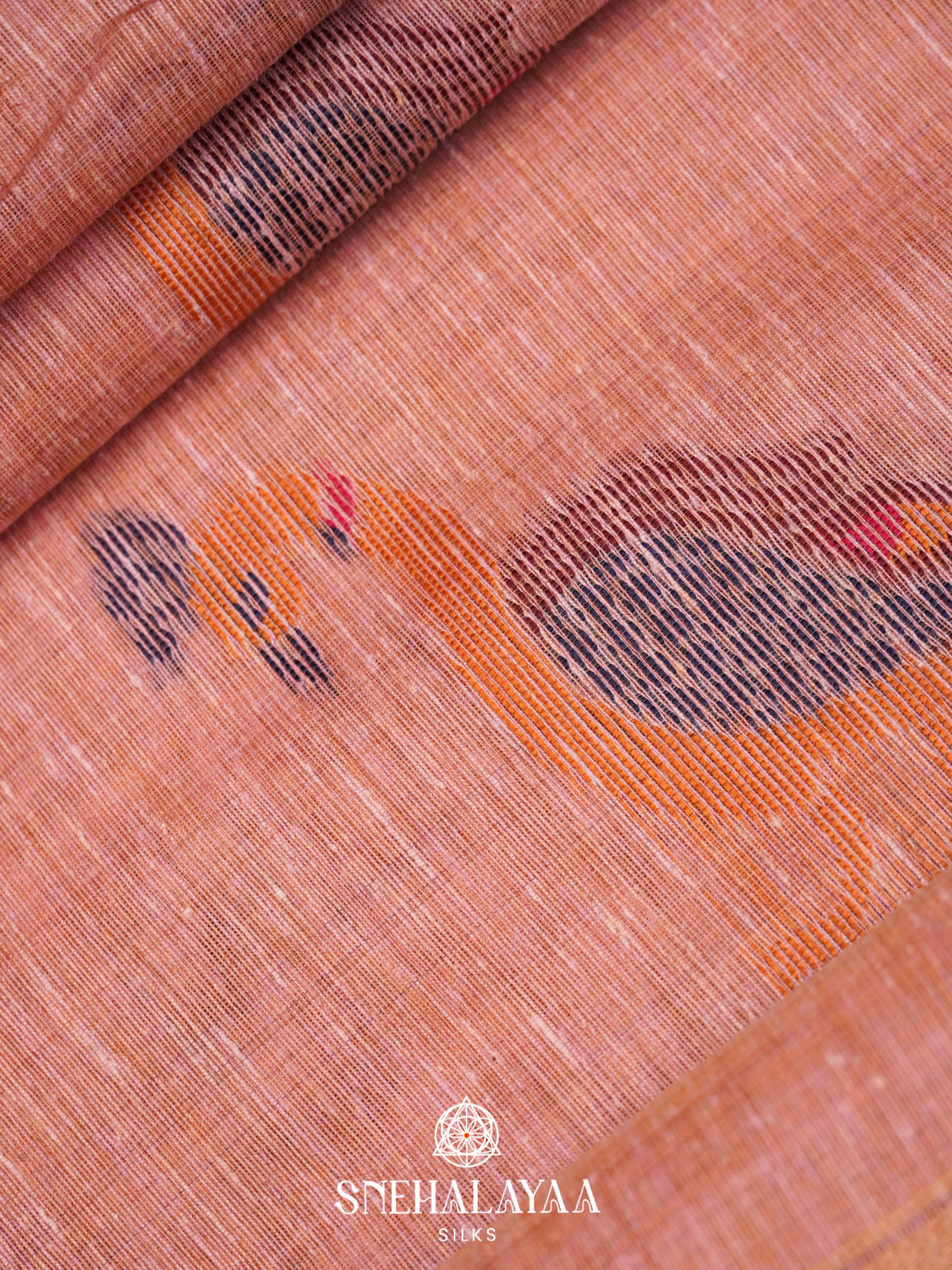 Light Pink Linen Saree
