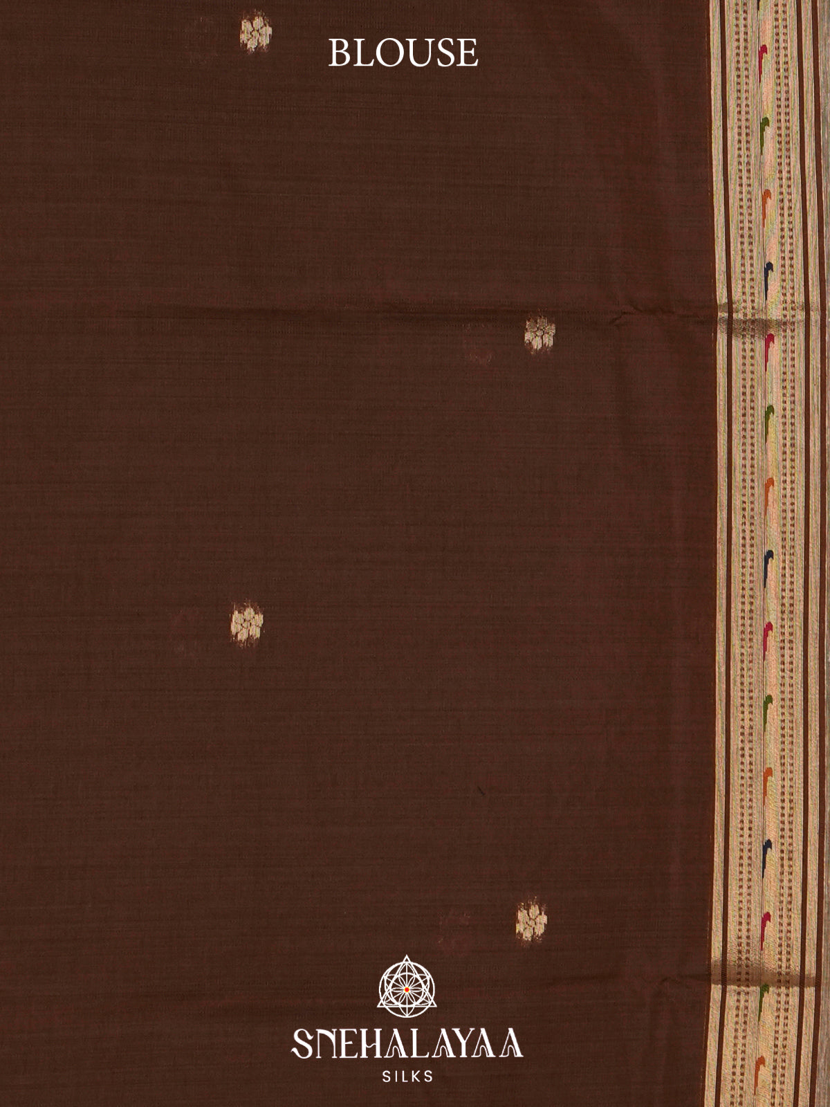 Dusty Brown Linen Saree