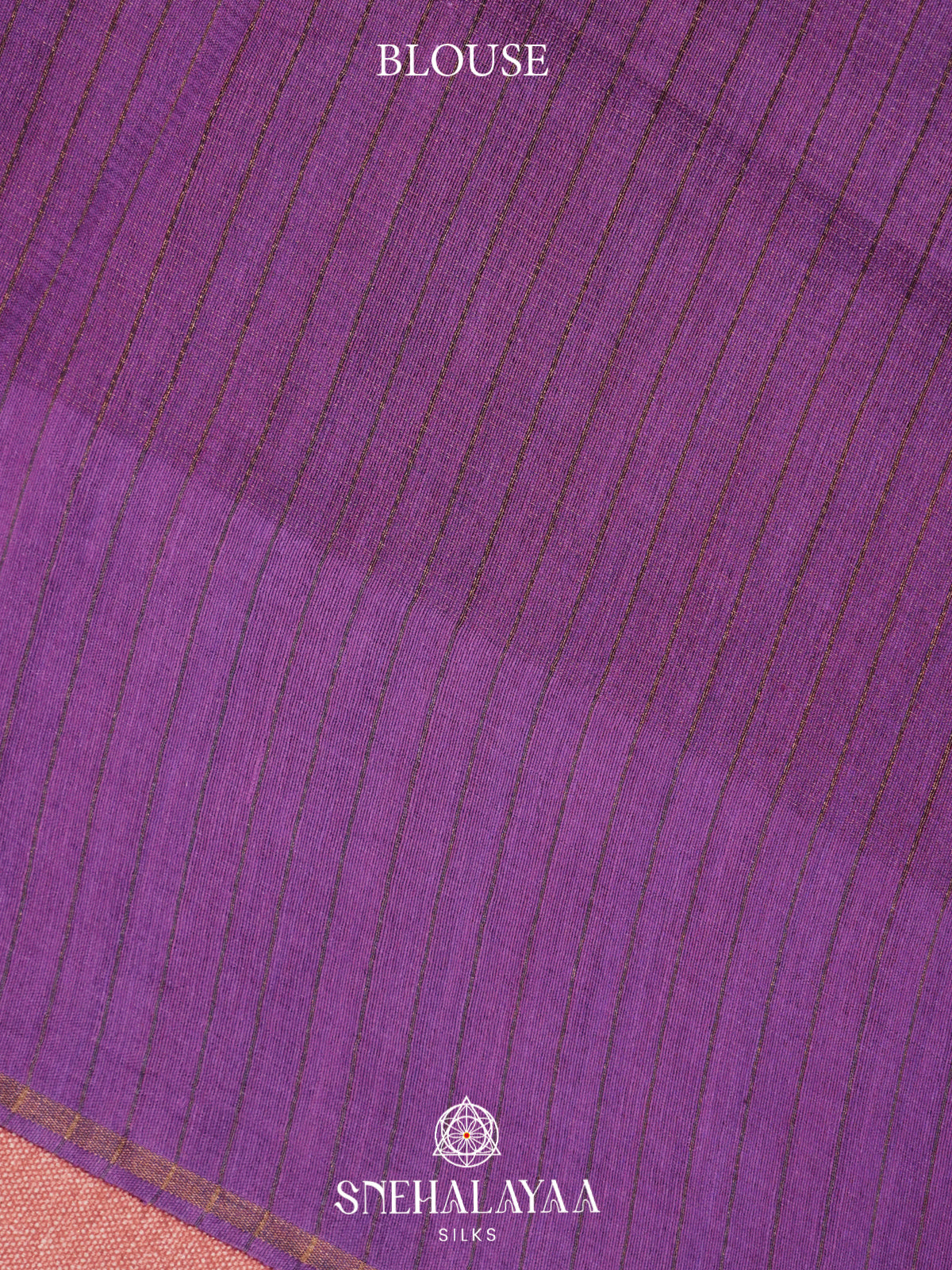 Purple  Kora Silk Saree