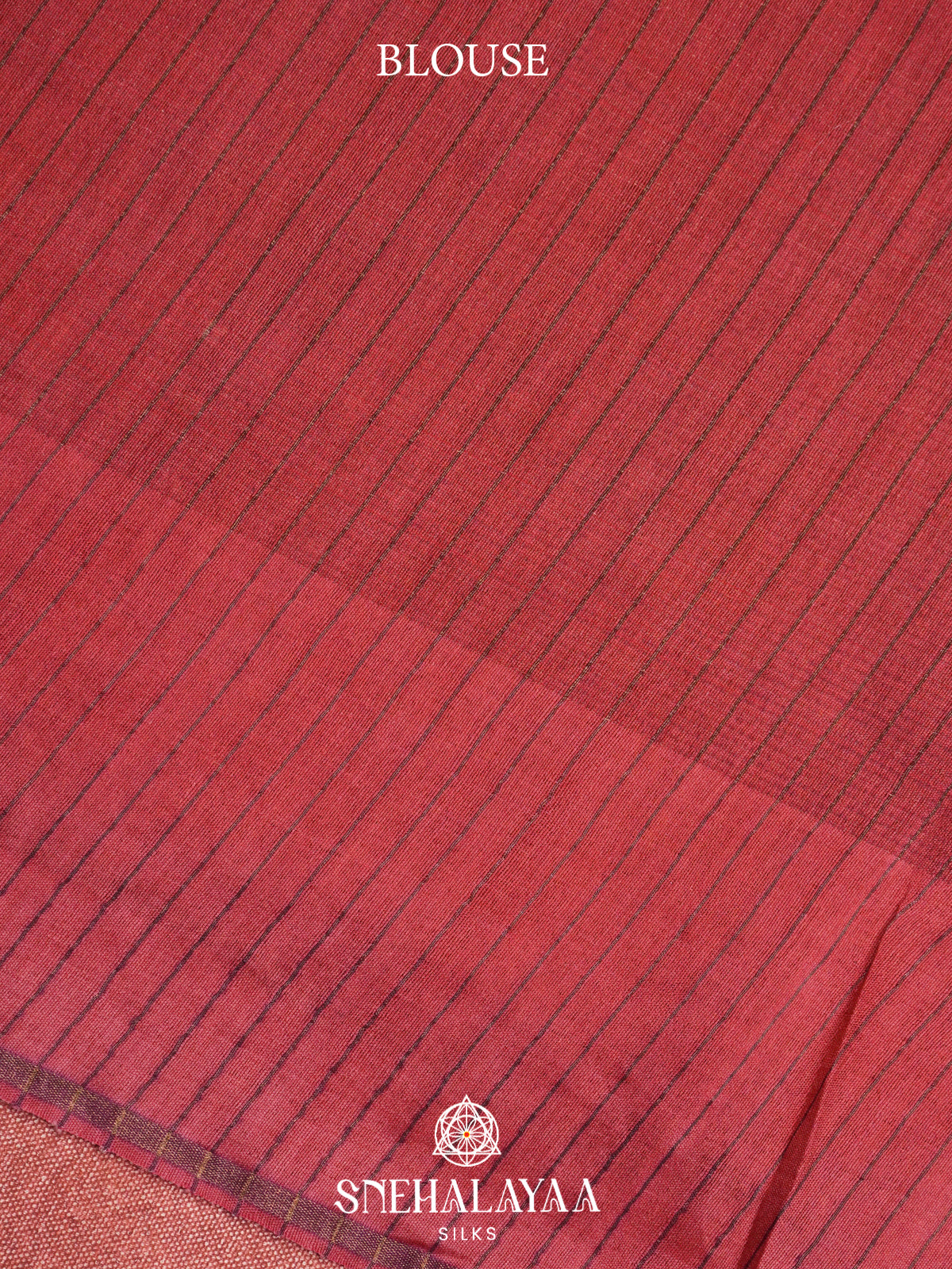 Maroon  Kora Silk Saree