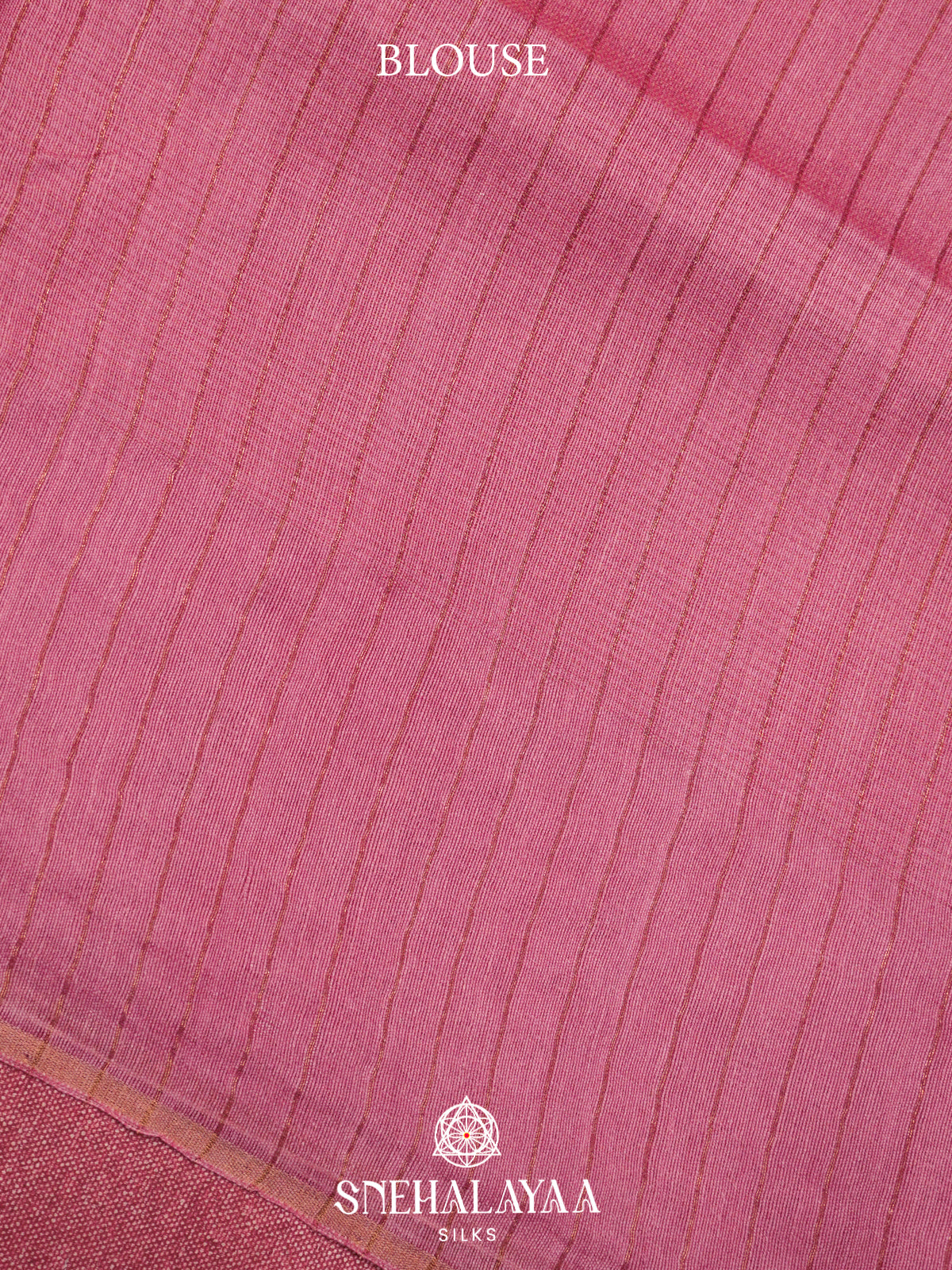Pink  Kora Silk Saree