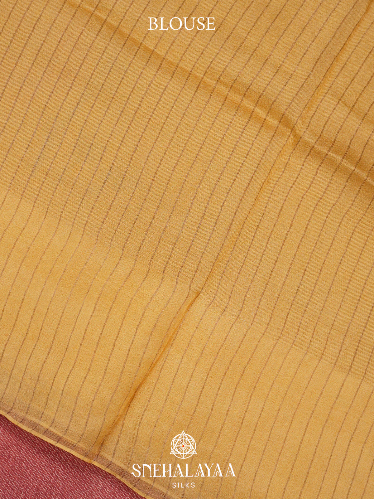 Yellow  Kora Silk Saree