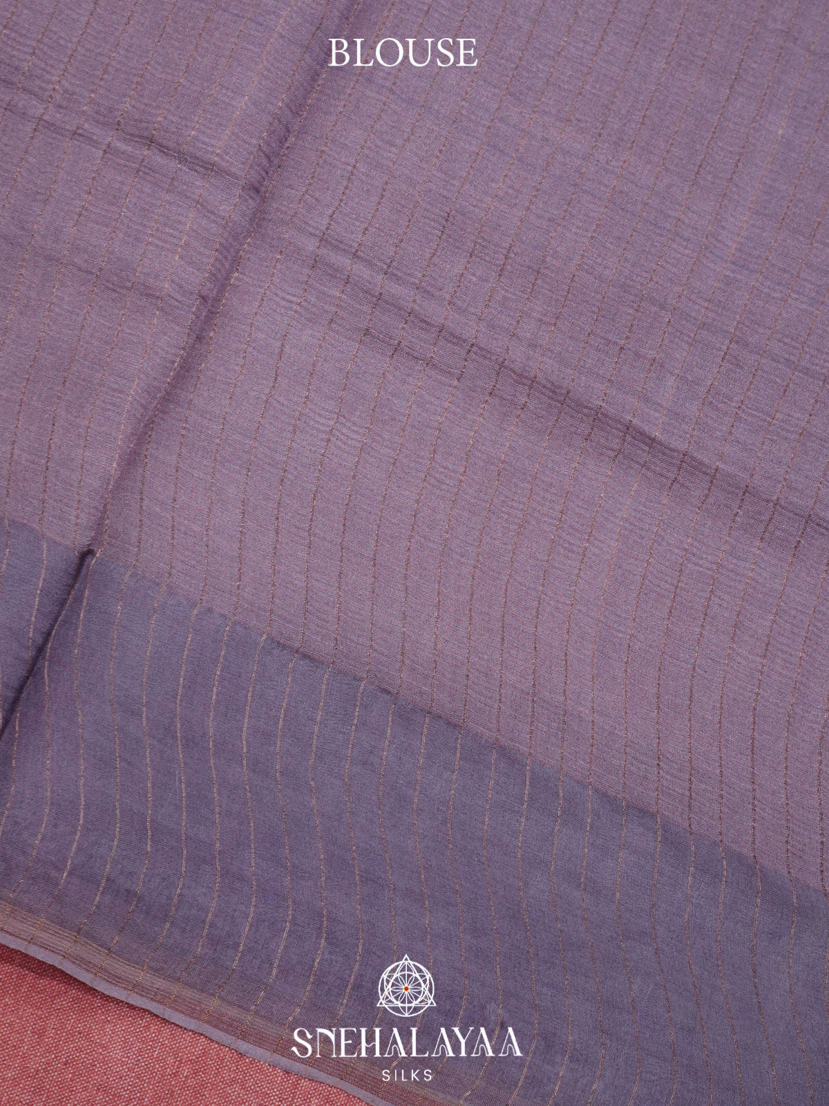 Lilac  Kora Silk Saree