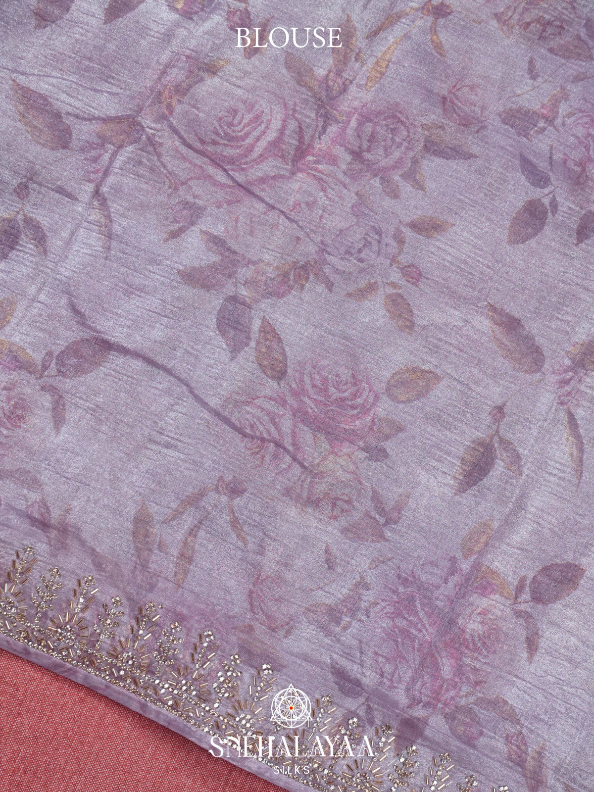 Lavender Designer Saree