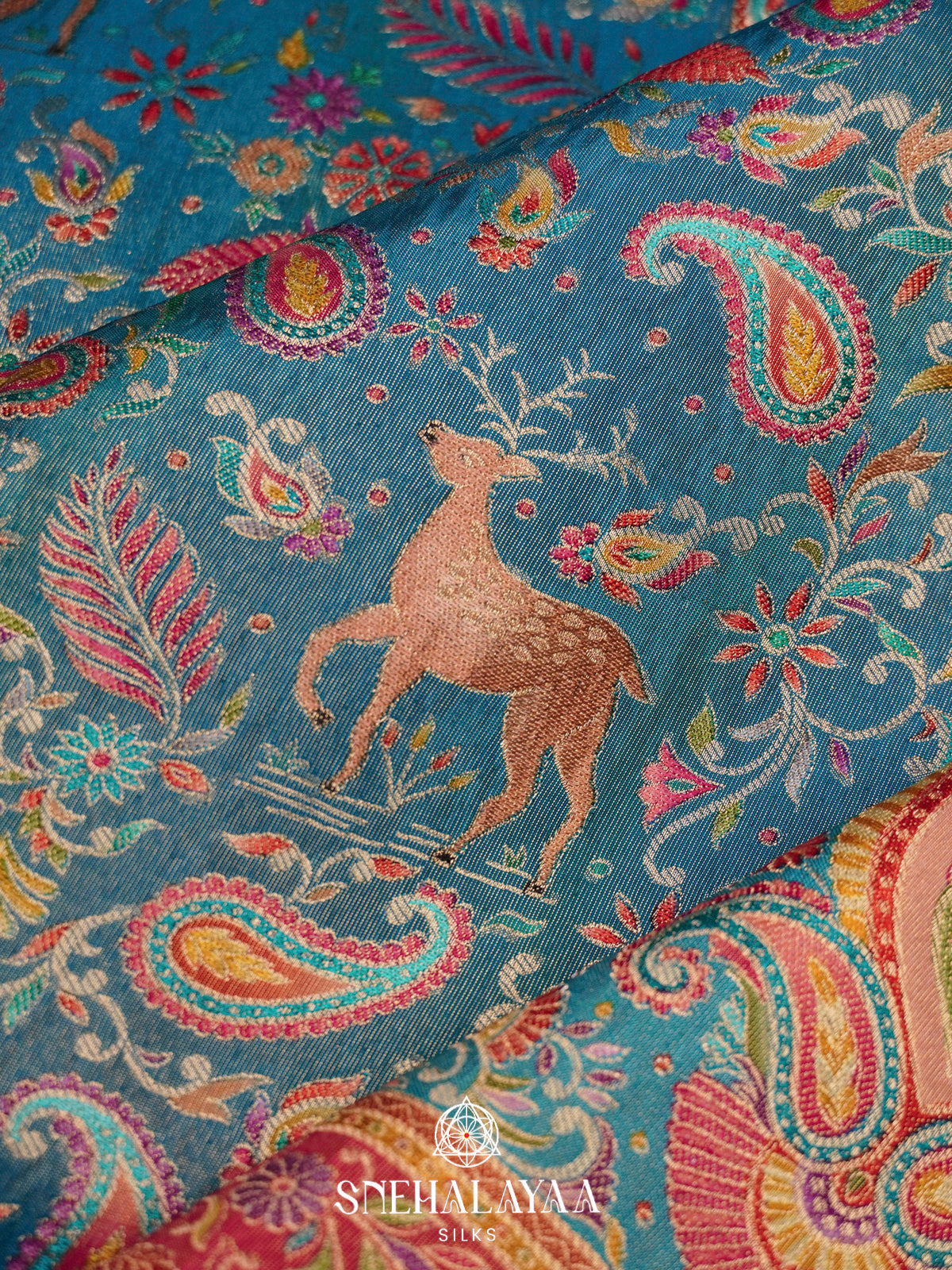 Blue Banaras Saree