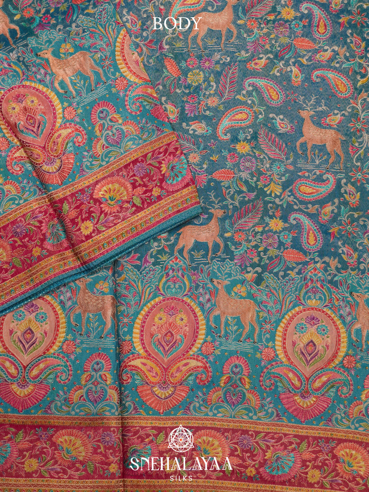 Blue Banaras Saree