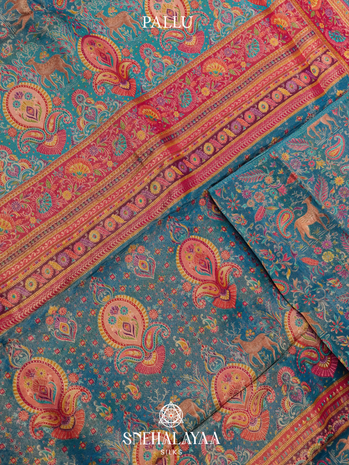 Blue Banaras Saree