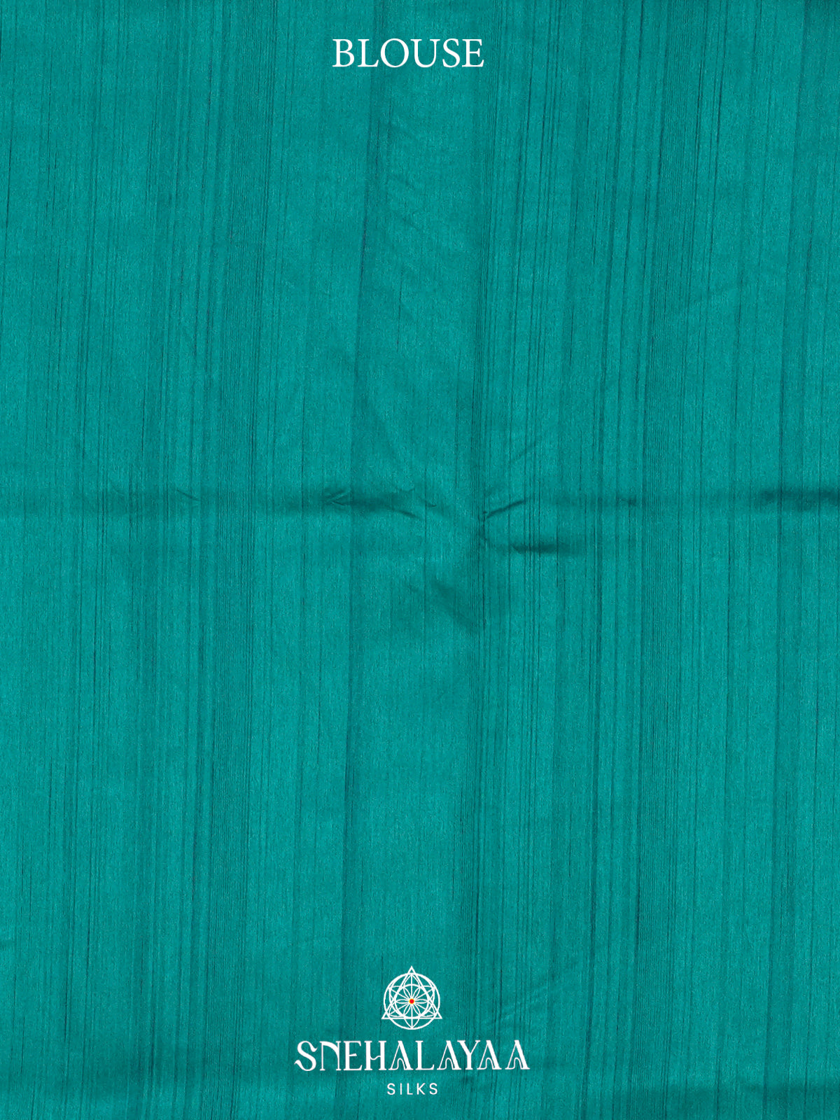 Teal Blue Raw Silk Embroidery Saree