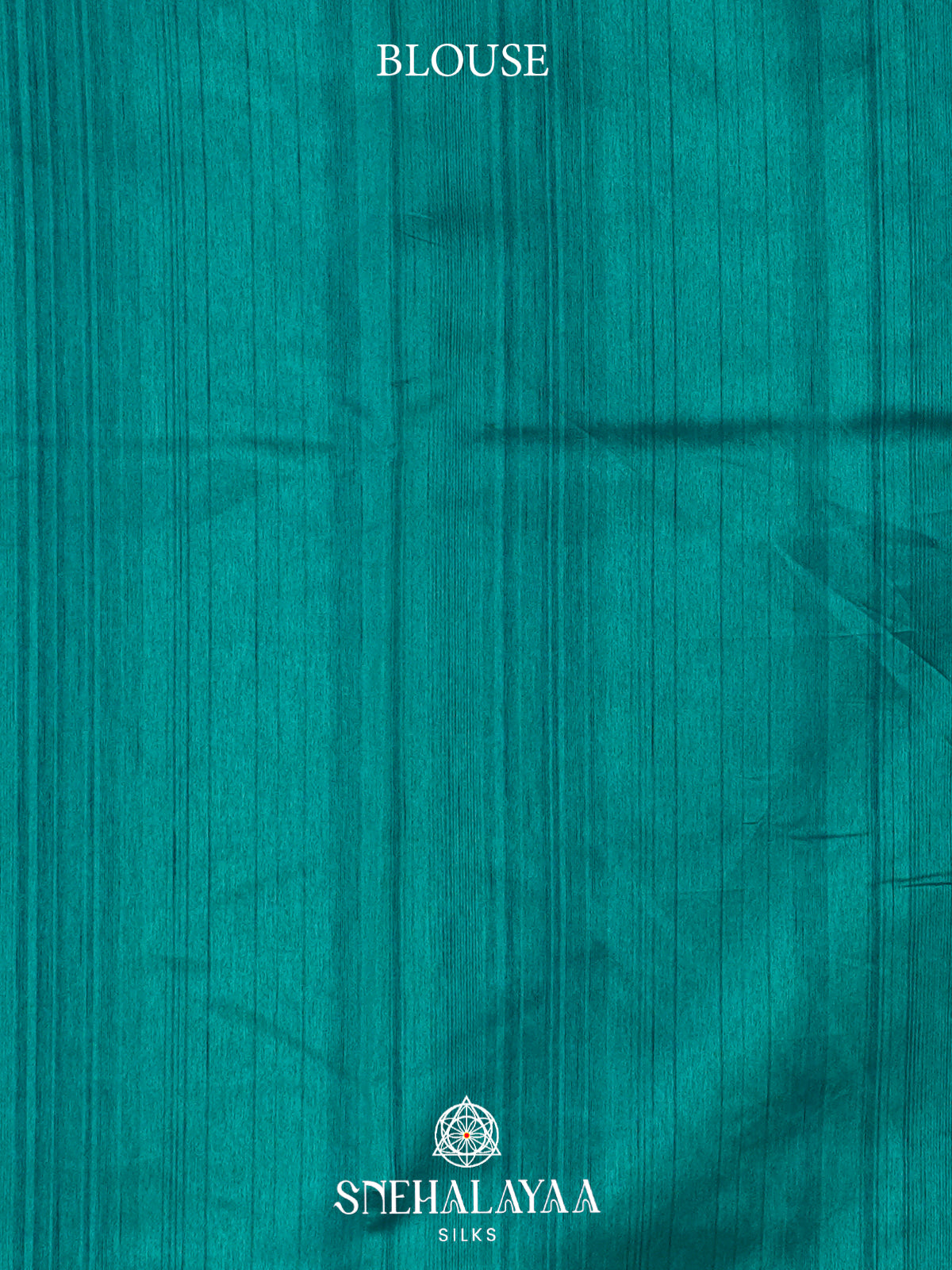 Teal Blue Raw Silk Embroidery Saree