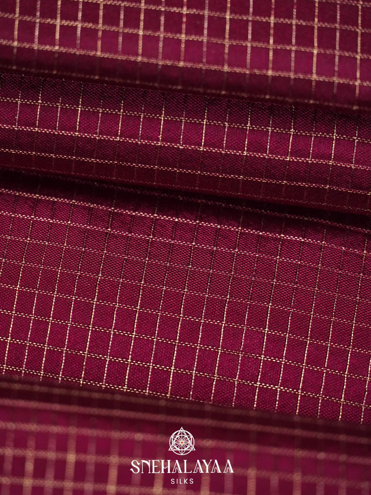 Maroon Raw Silk Saree
