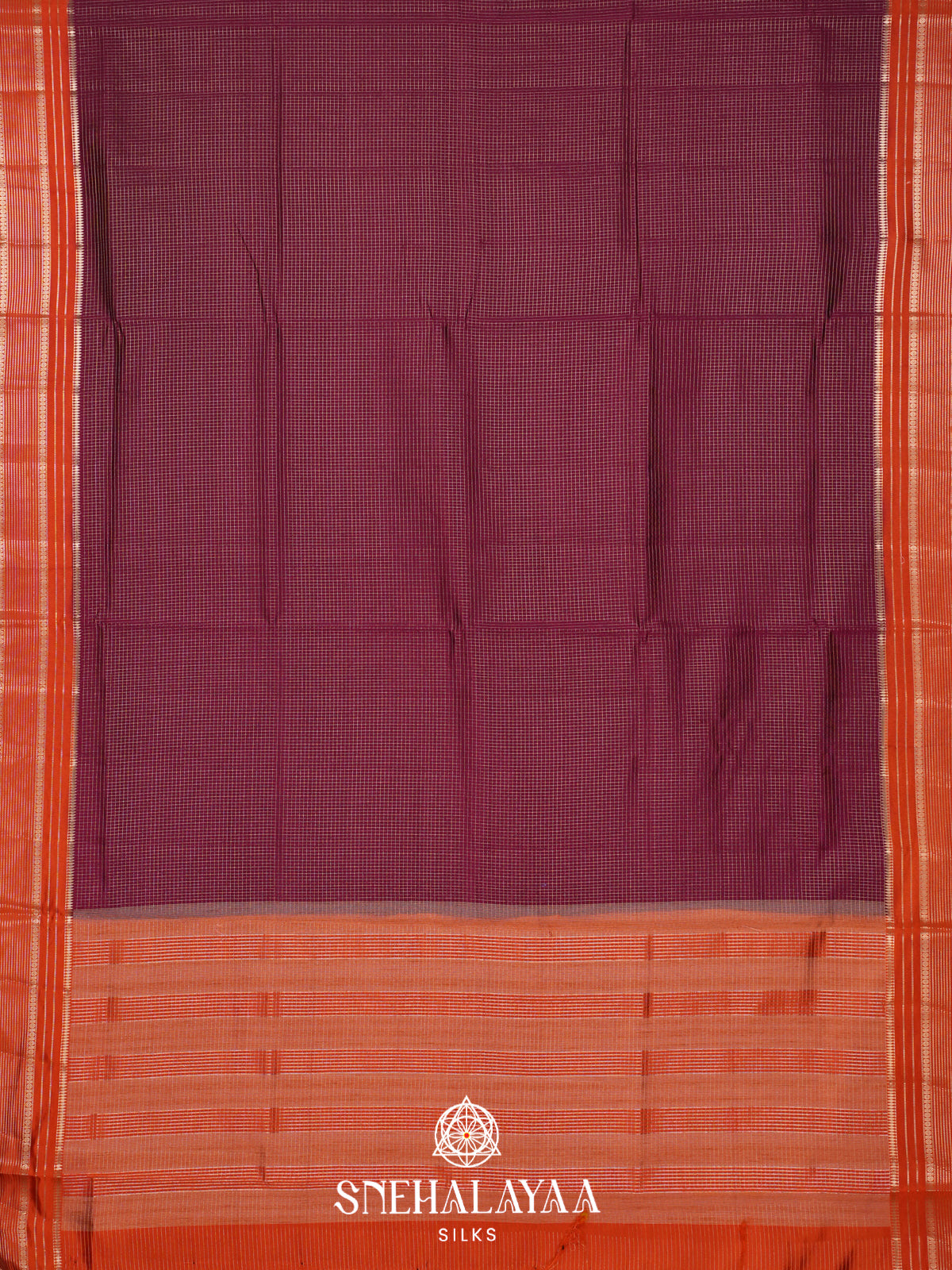 Maroon Raw Silk Saree