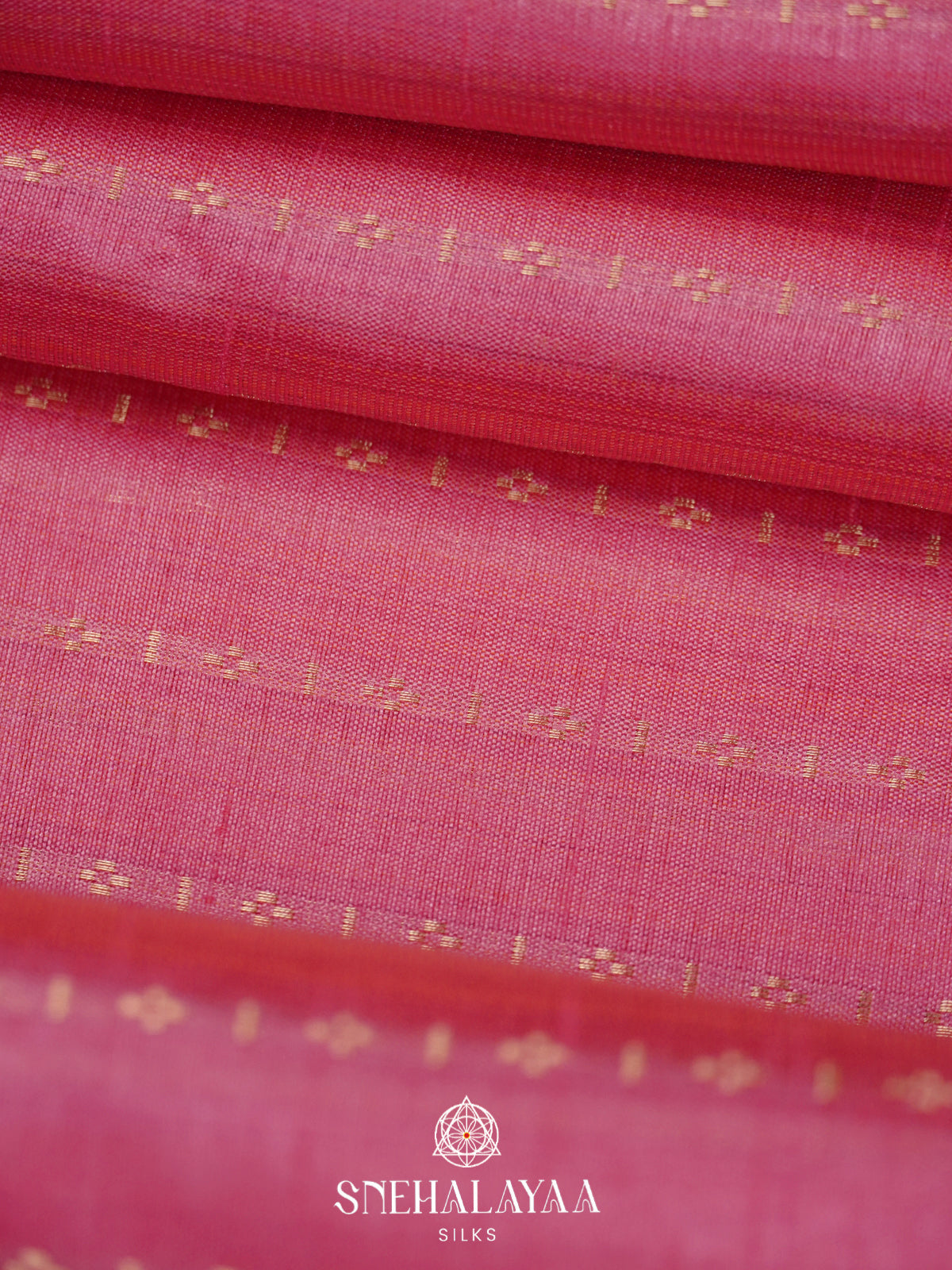 Pink Raw Silk Saree