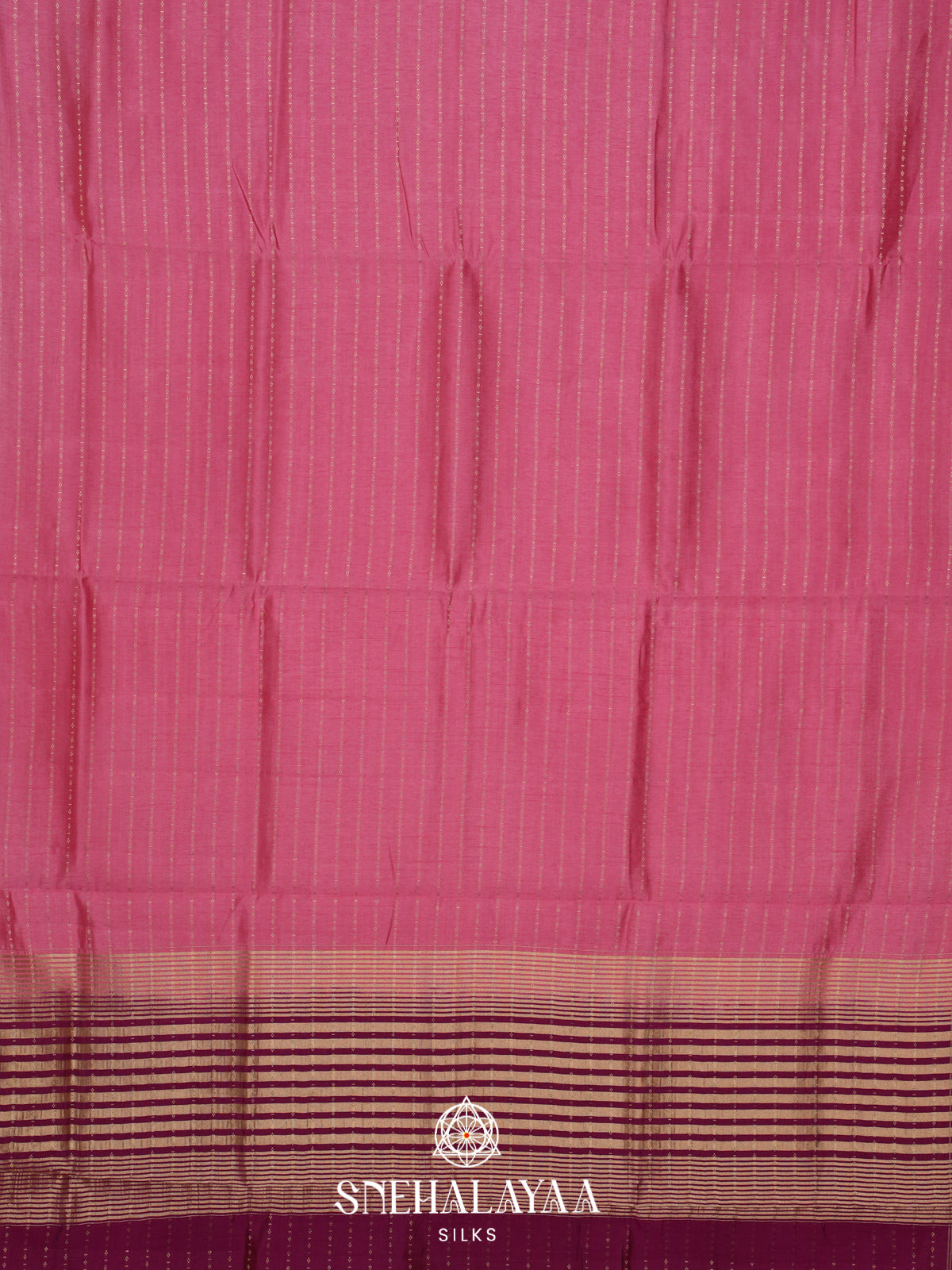 Pink Raw Silk Saree