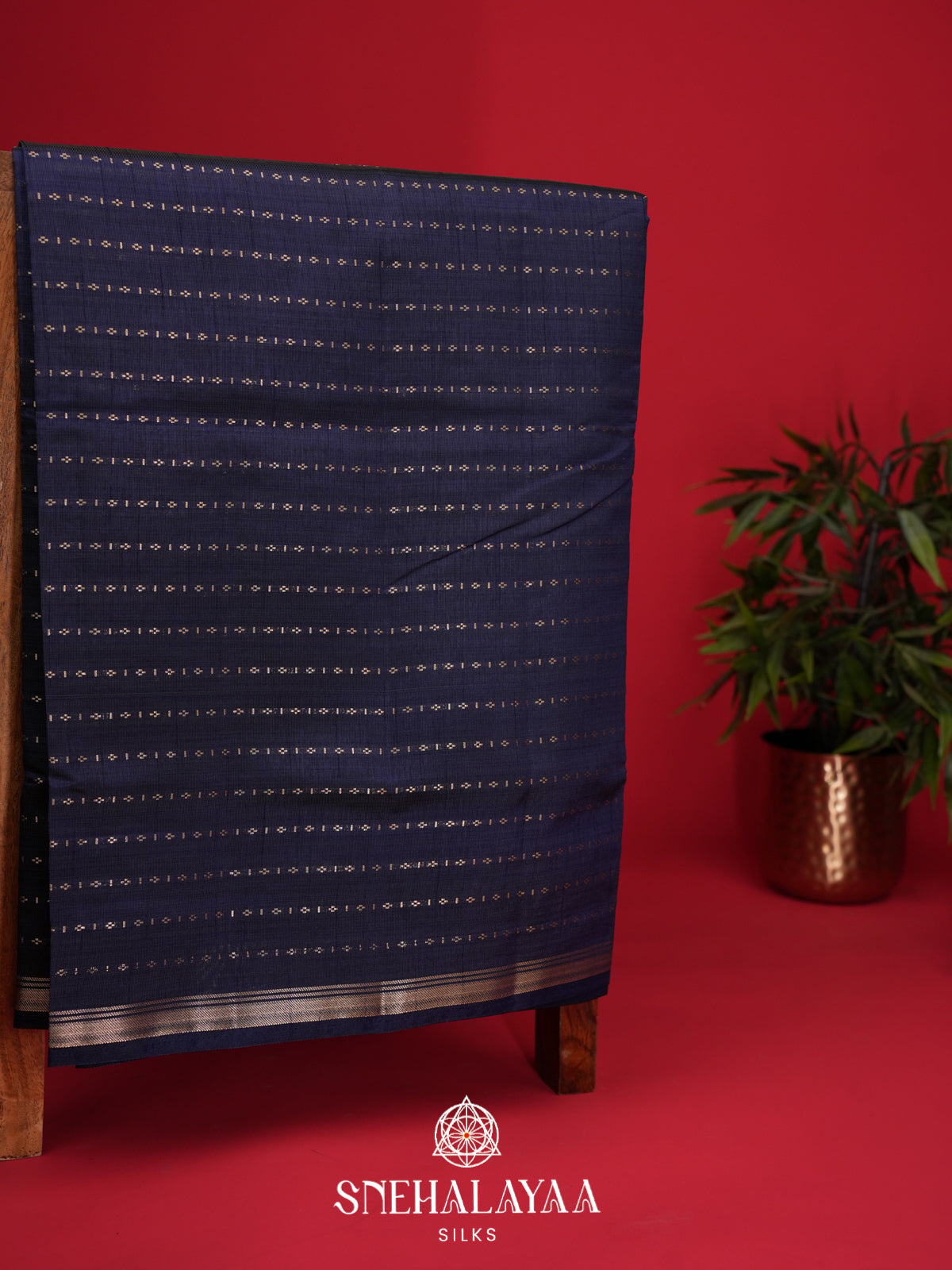 Purple Raw Silk Saree