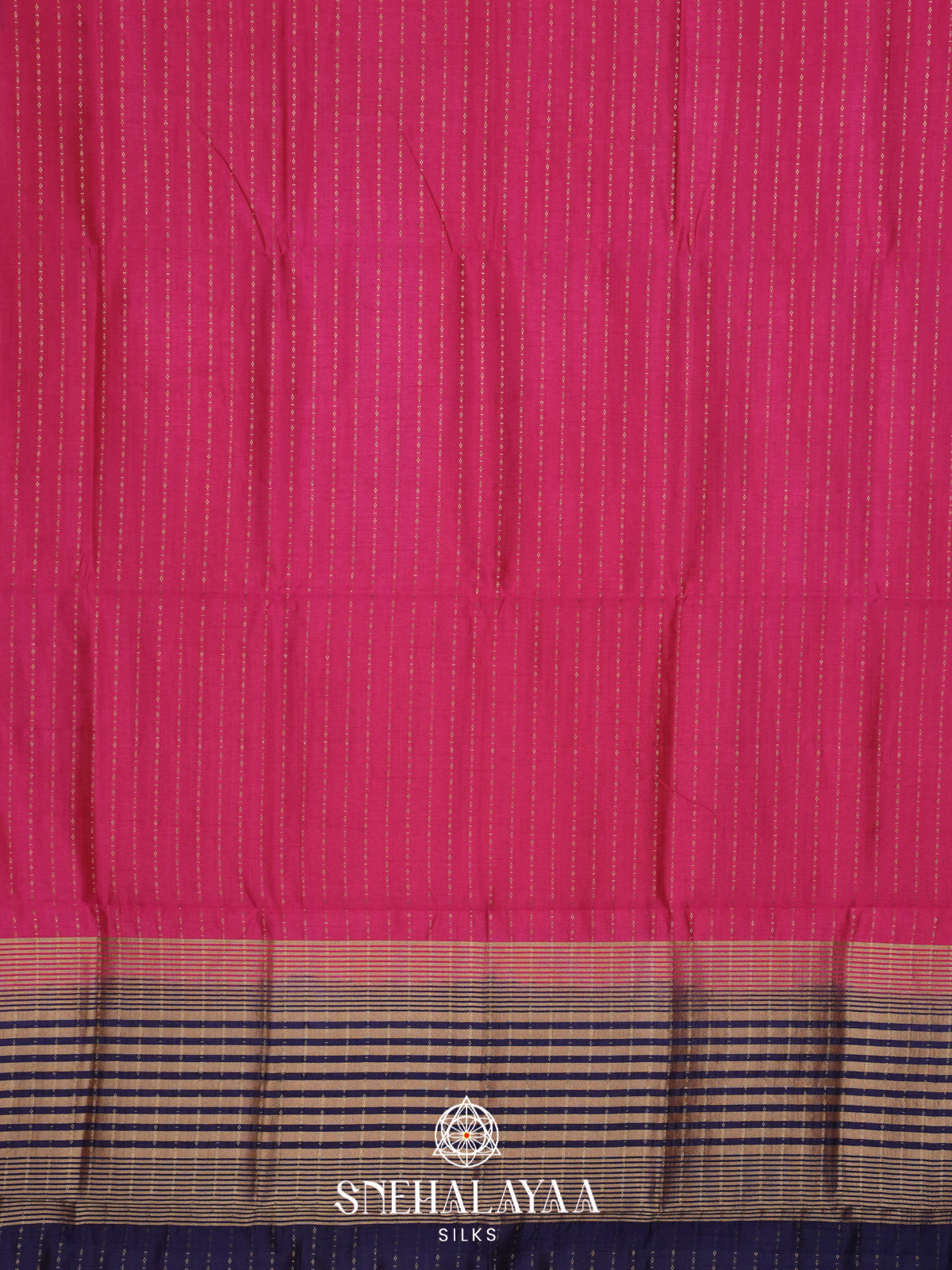 Ruby Red Raw Silk Saree