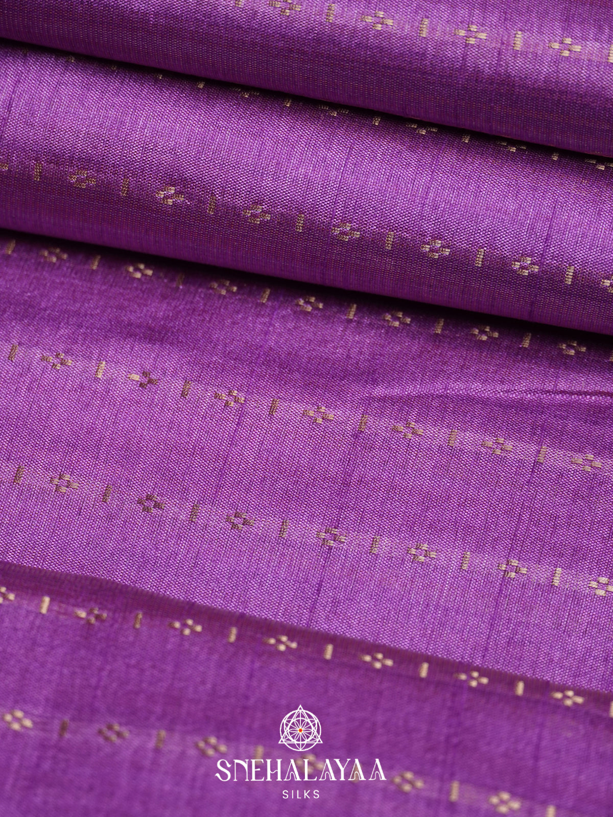 Lilac Raw Silk Saree