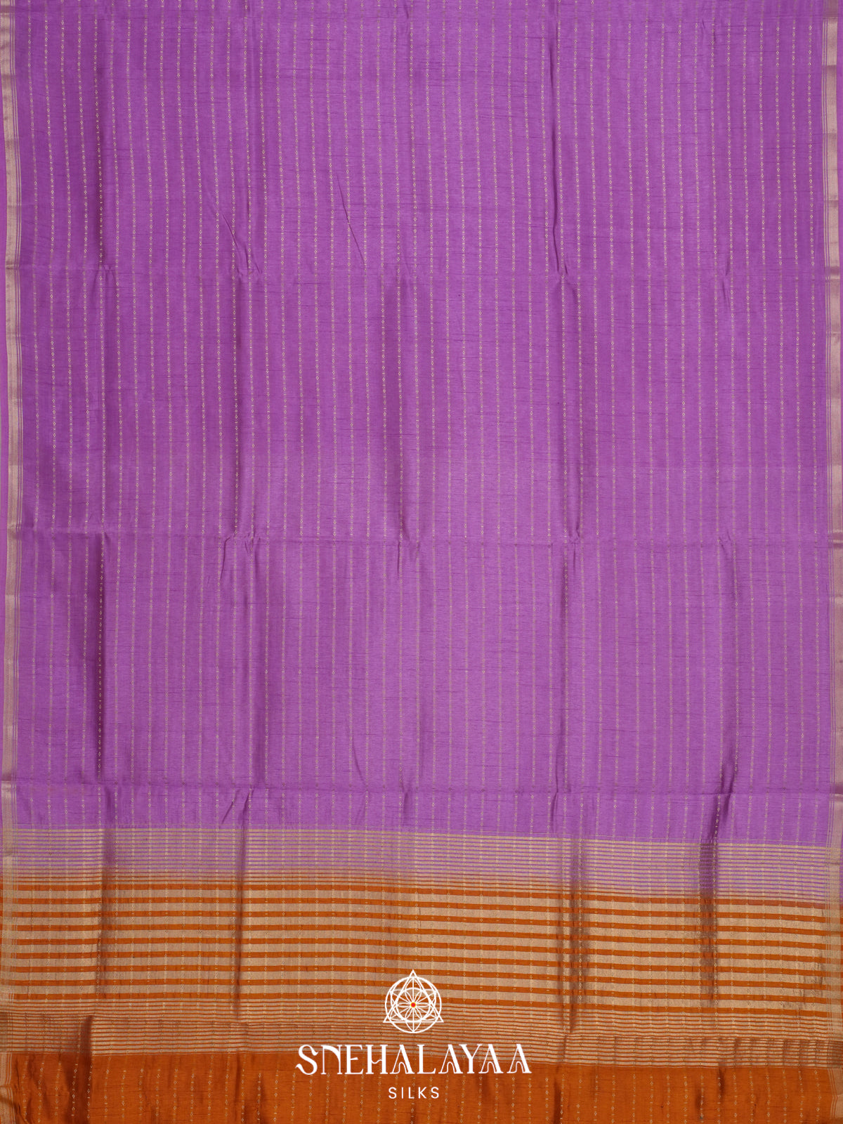 Lilac Raw Silk Saree