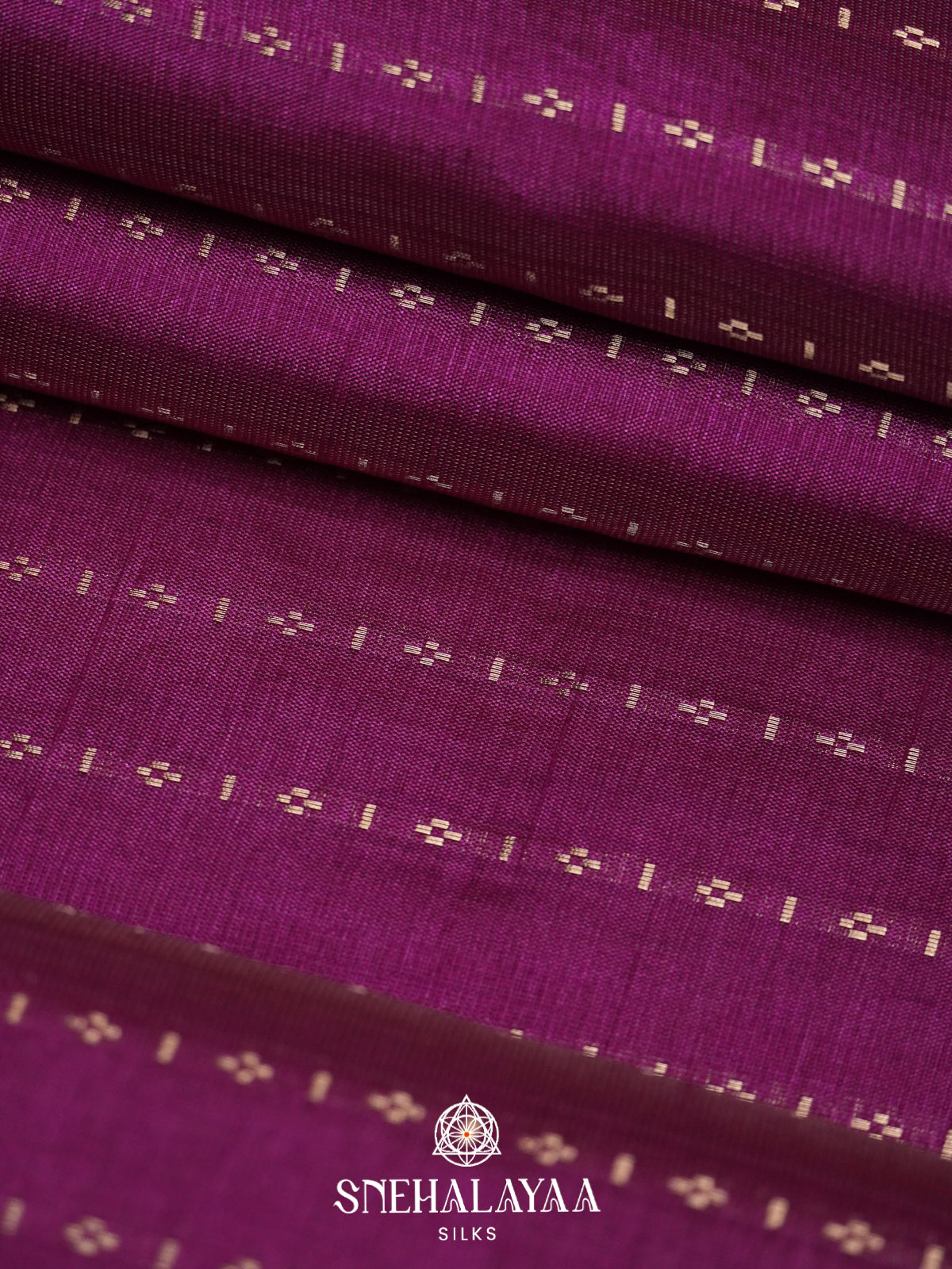 Magenta Raw Silk Saree