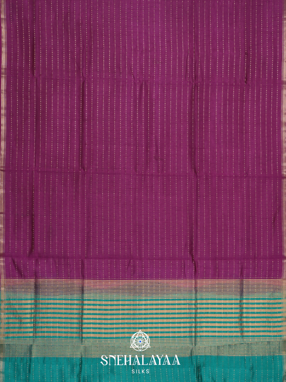 Magenta Raw Silk Saree