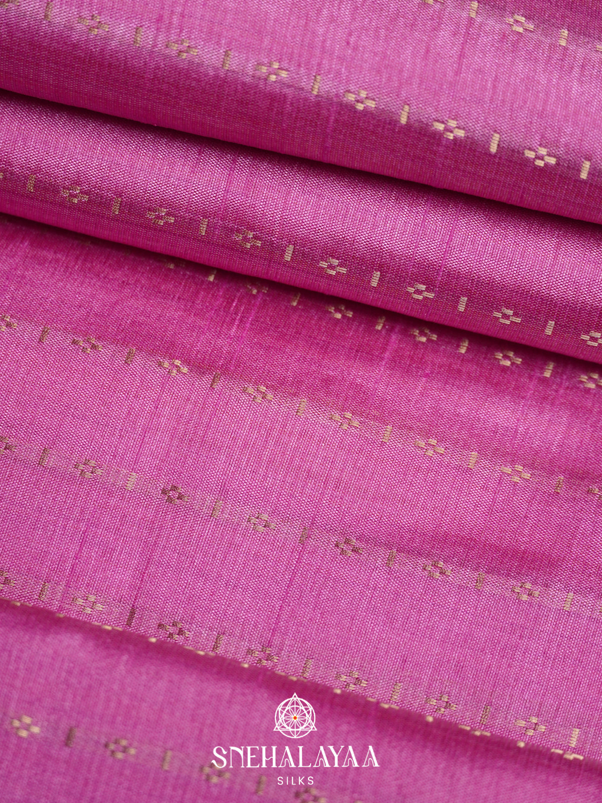 Pink Raw Silk Saree