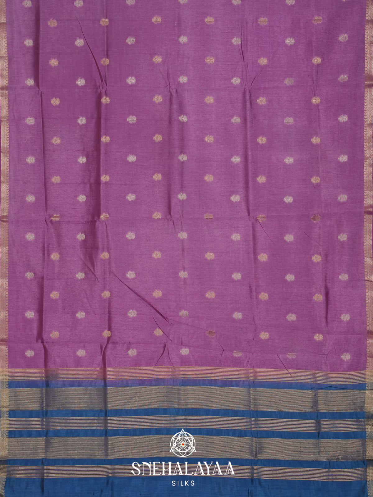 Lavender Raw Silk Saree