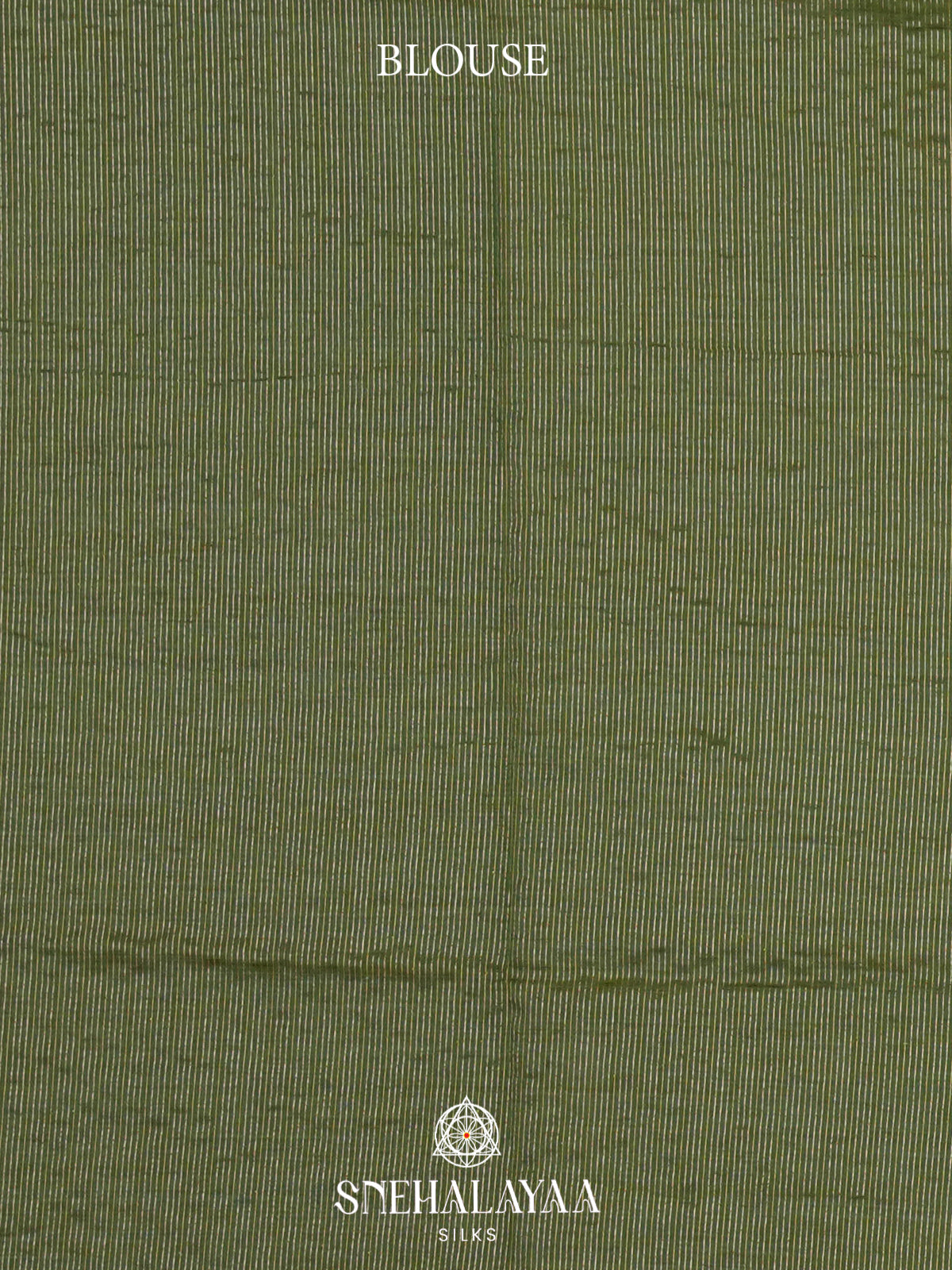 Moss Green Raw Silk Saree