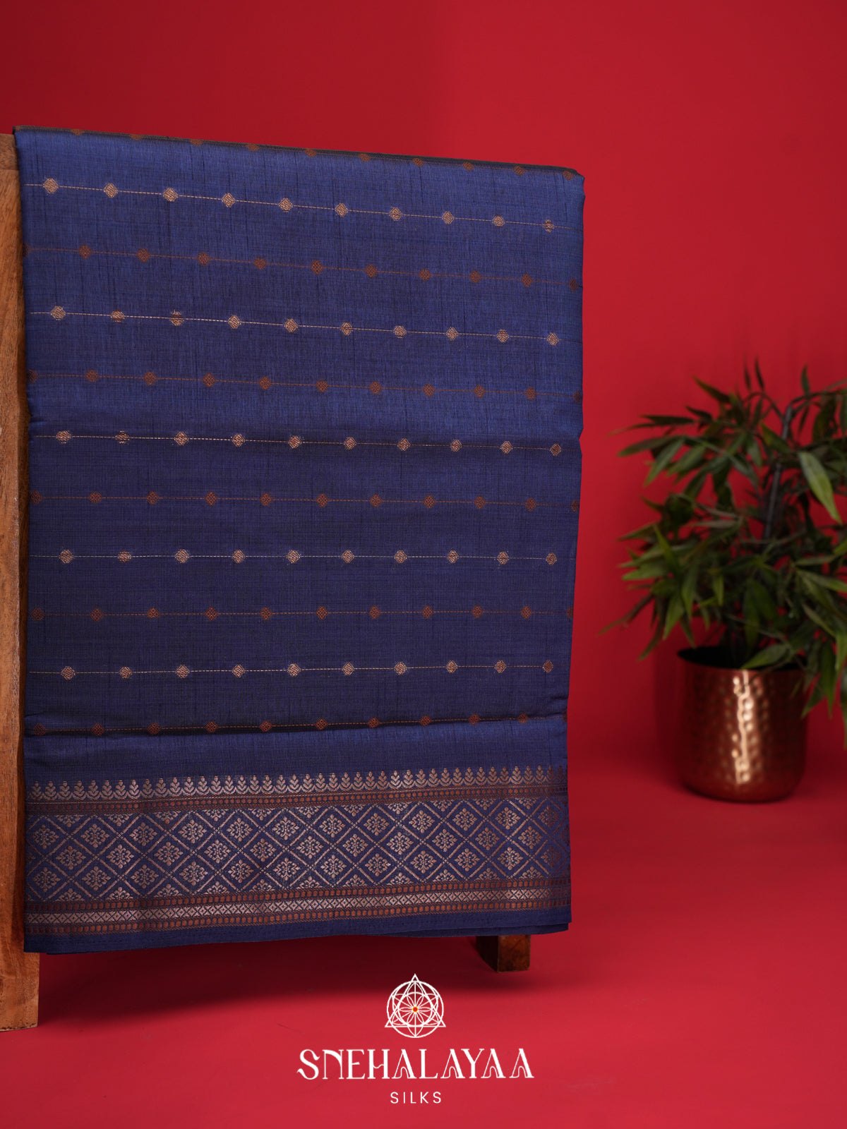 Purple Raw Silk Saree