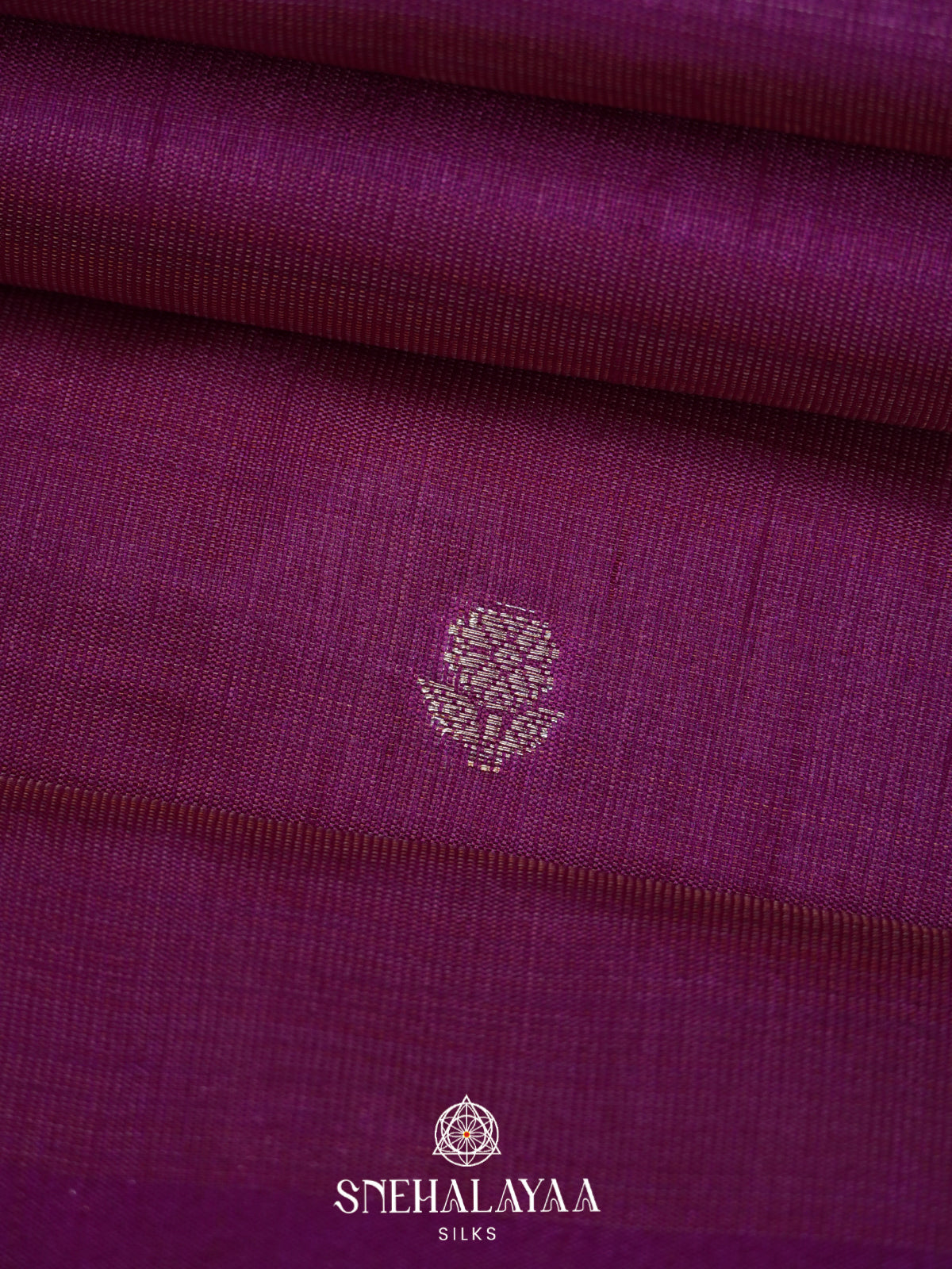 Magenta Raw Silk Saree