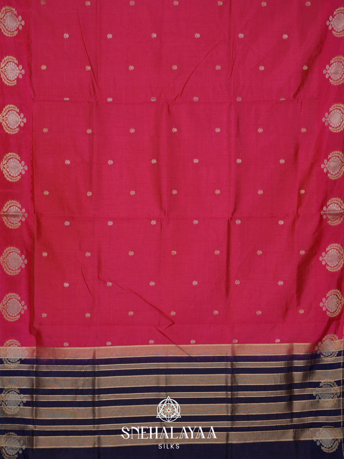 Pink Raw Silk Saree